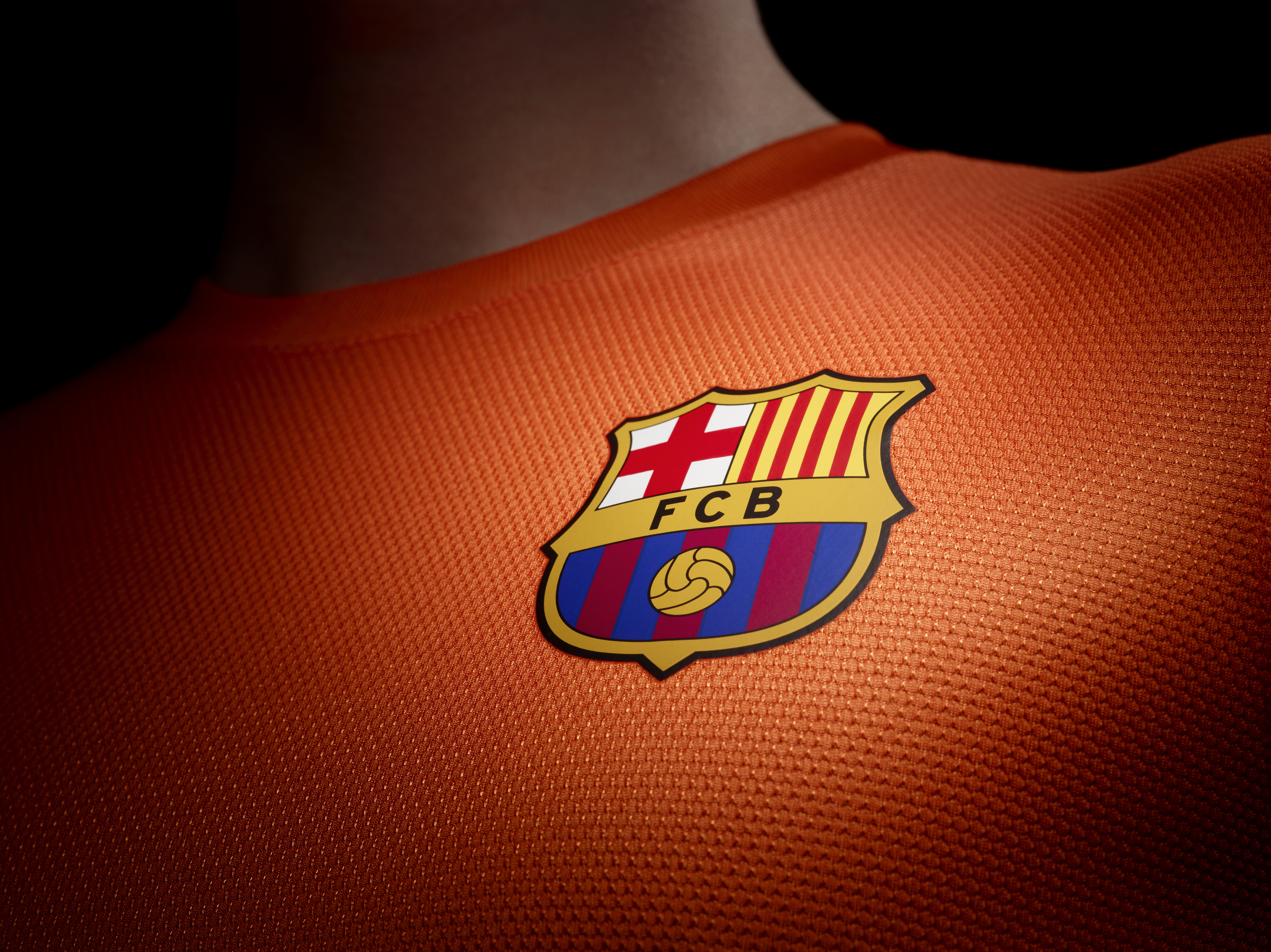 FC Barcelona 4K football club logo HD Wallpaper