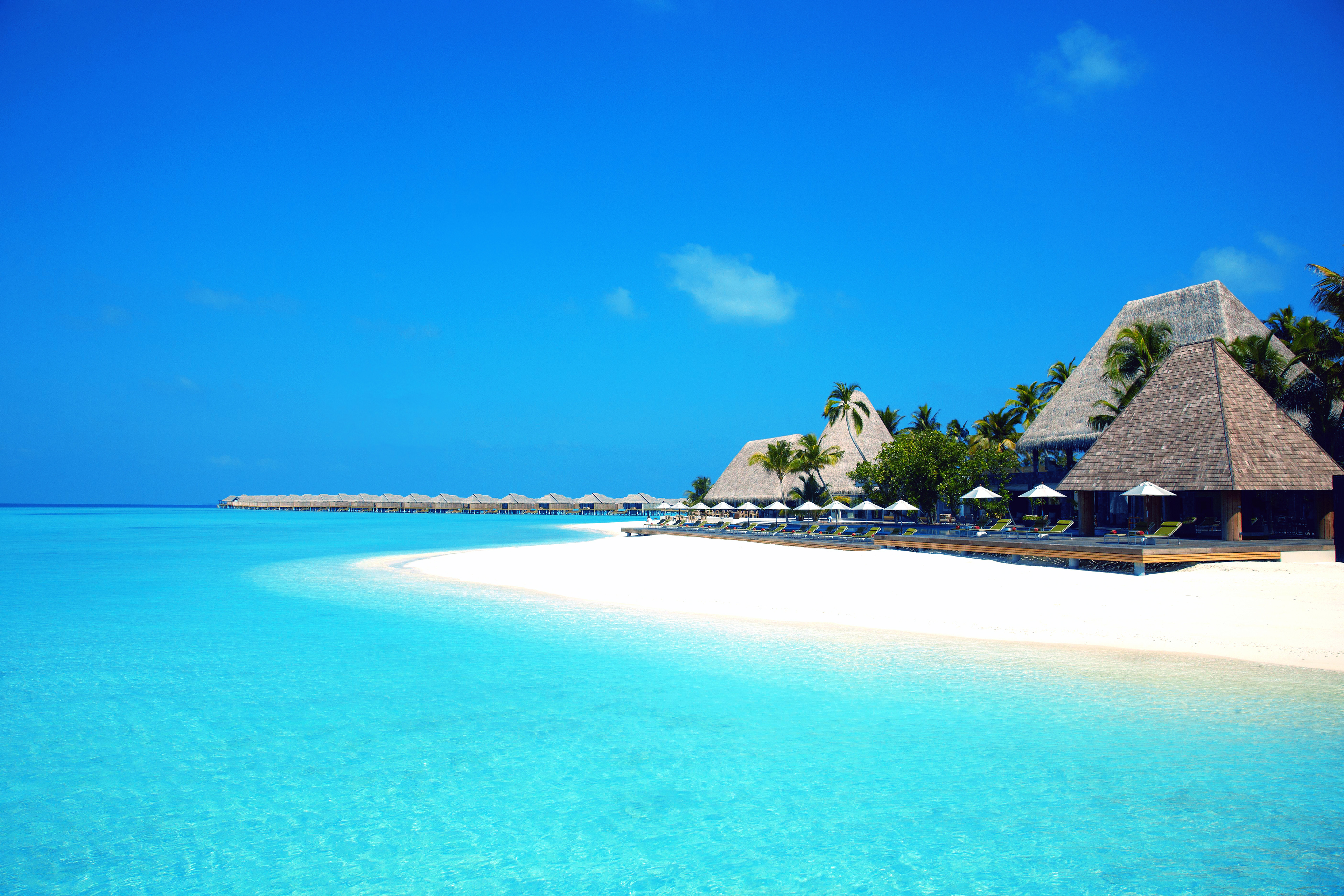 Anantara Kihavah Maldives Villas Beach Resort HD Wallpaper