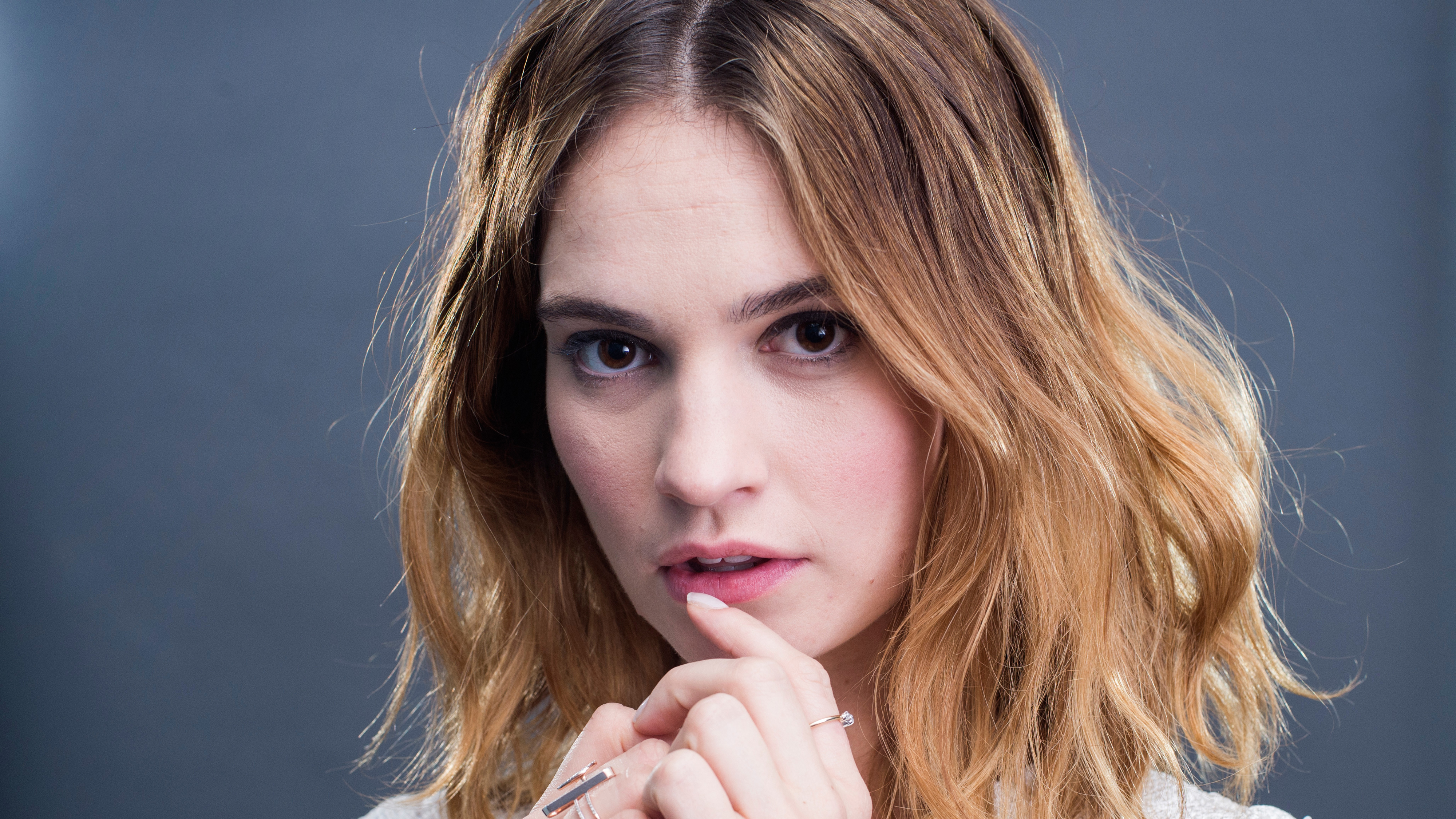 Lily James HD Wallpaper