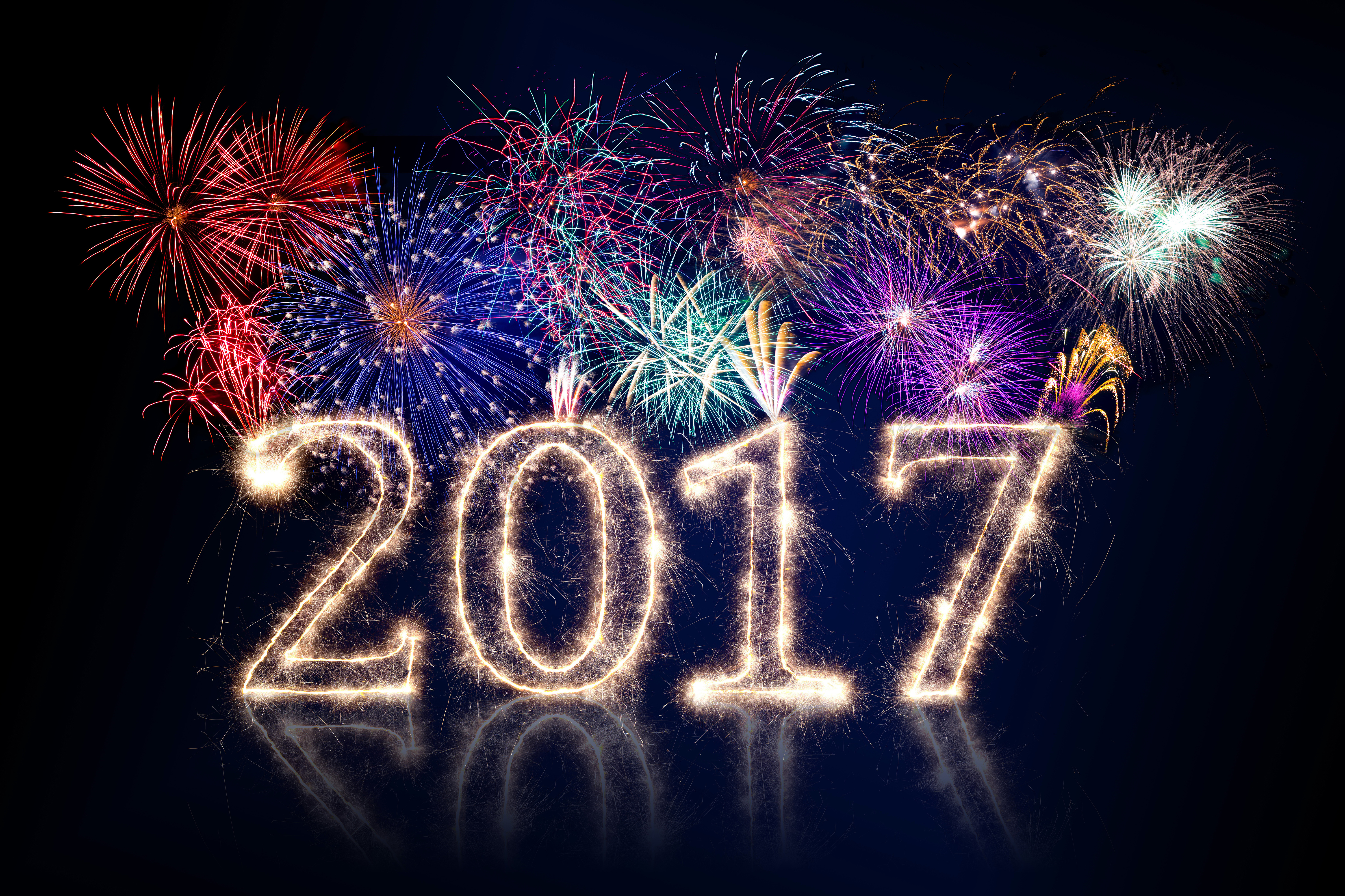 2017 Fireworks Display HD Wallpaper