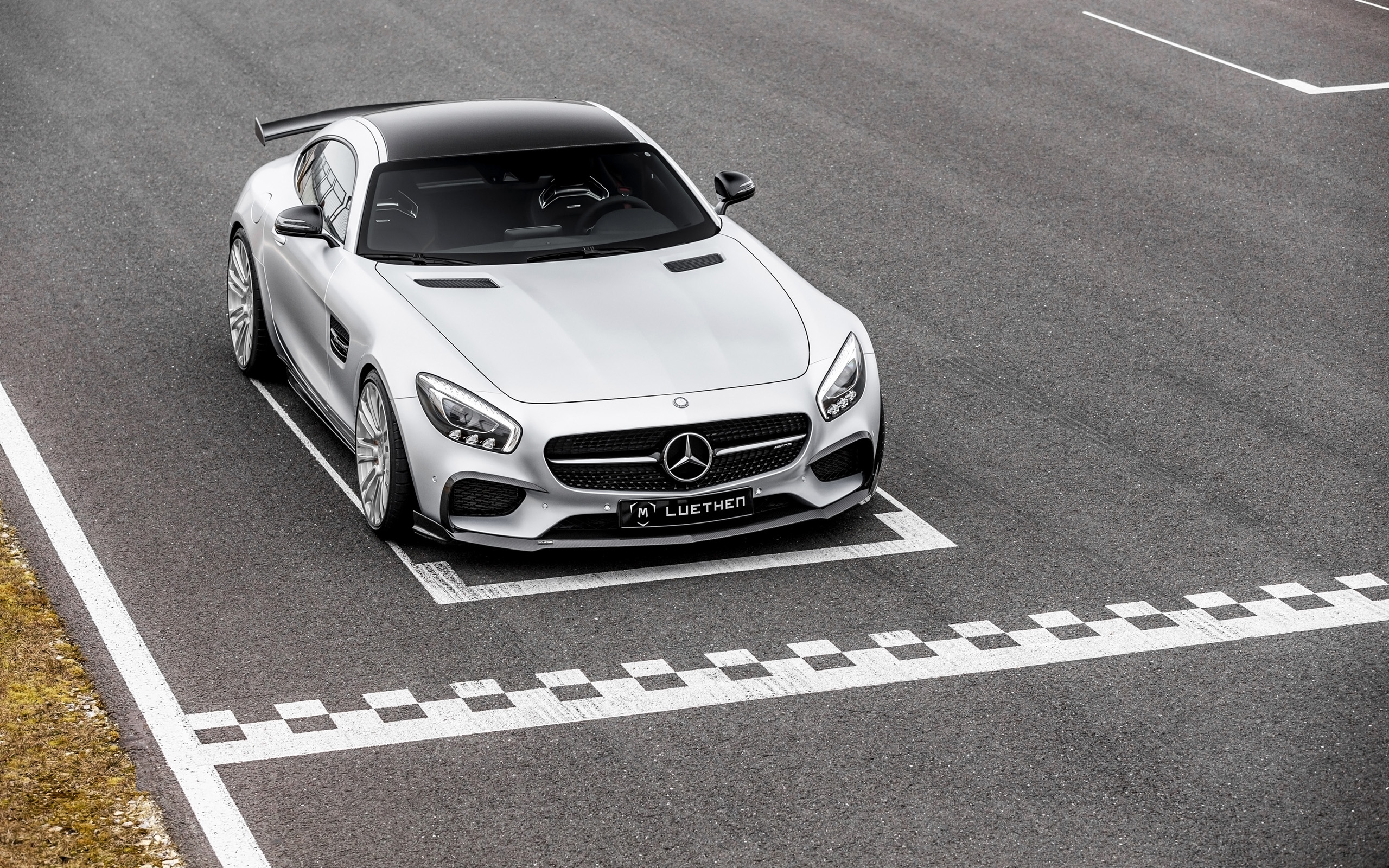 Luethen Motorsport Mercedes-AMG GT on Race Track HD Wallpaper