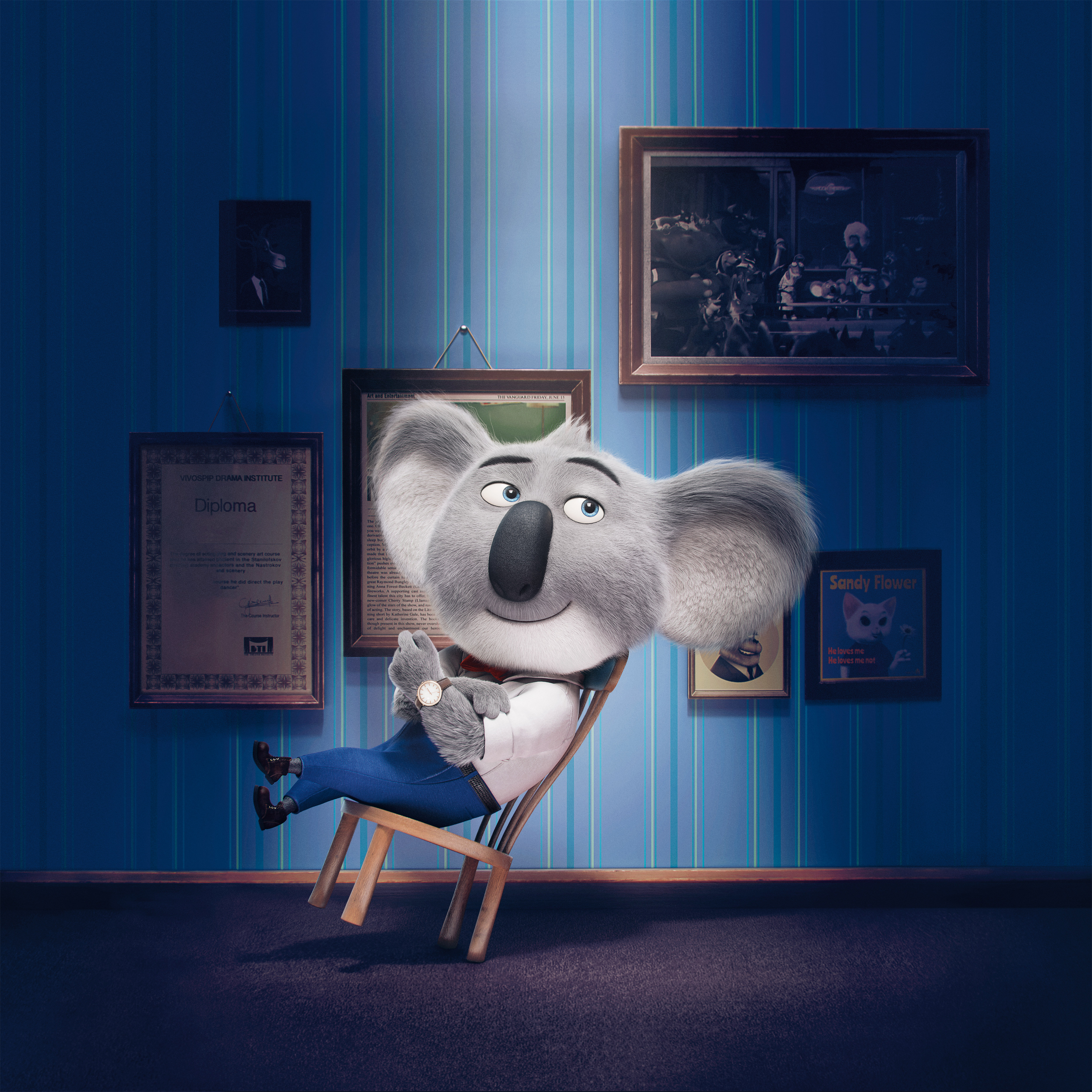 Animation, Buster Moon, 5K, Matthew McConaughey, Sing HD Wallpaper