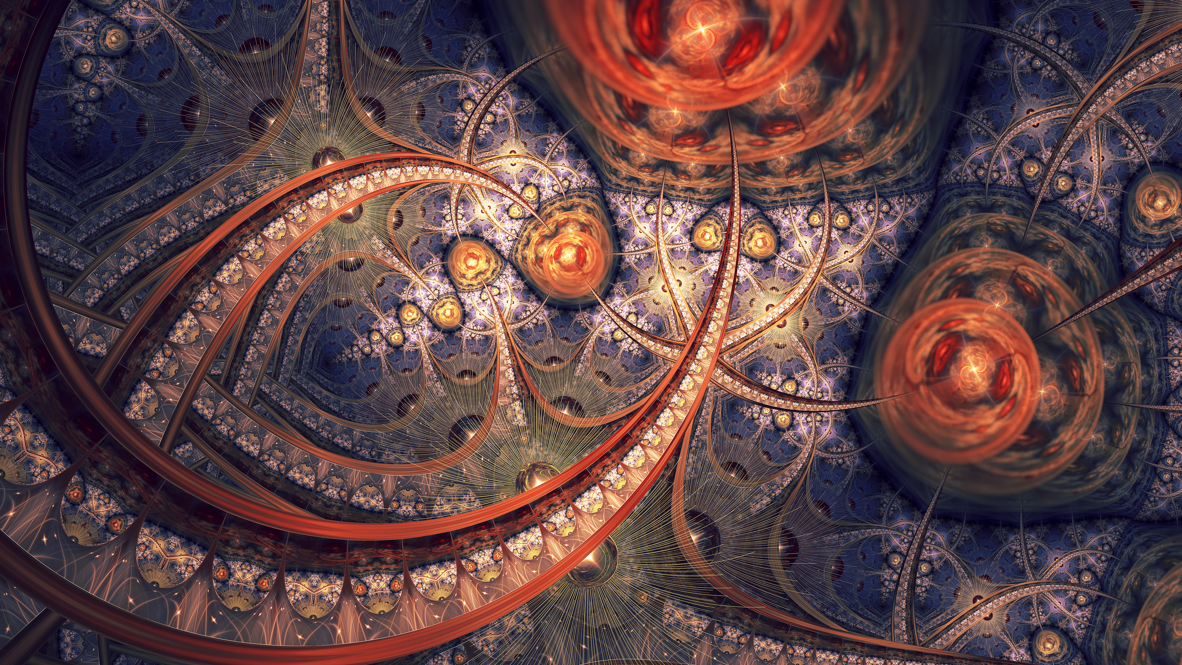 Fractals, 4K HD Wallpaper