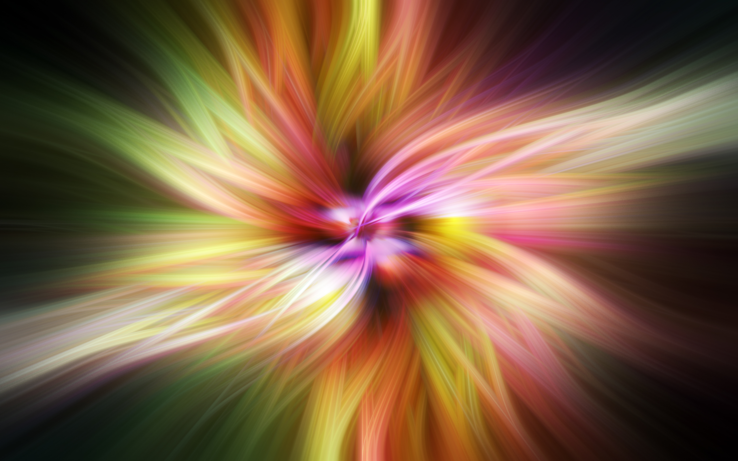 Abstract colorful twirl radial blur HD Wallpaper