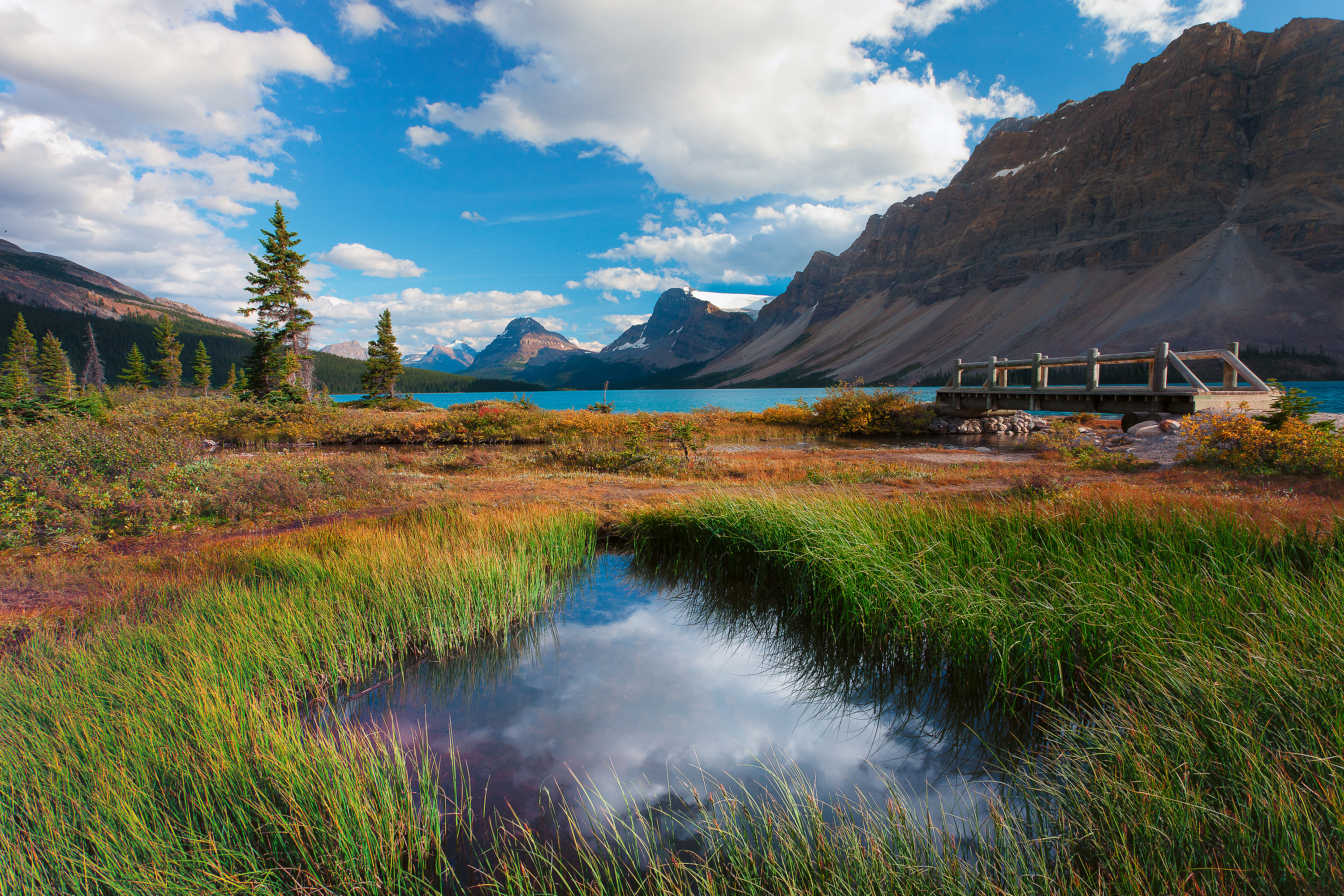 Mountains, National Park, Emerald Lake HD Wallpaper