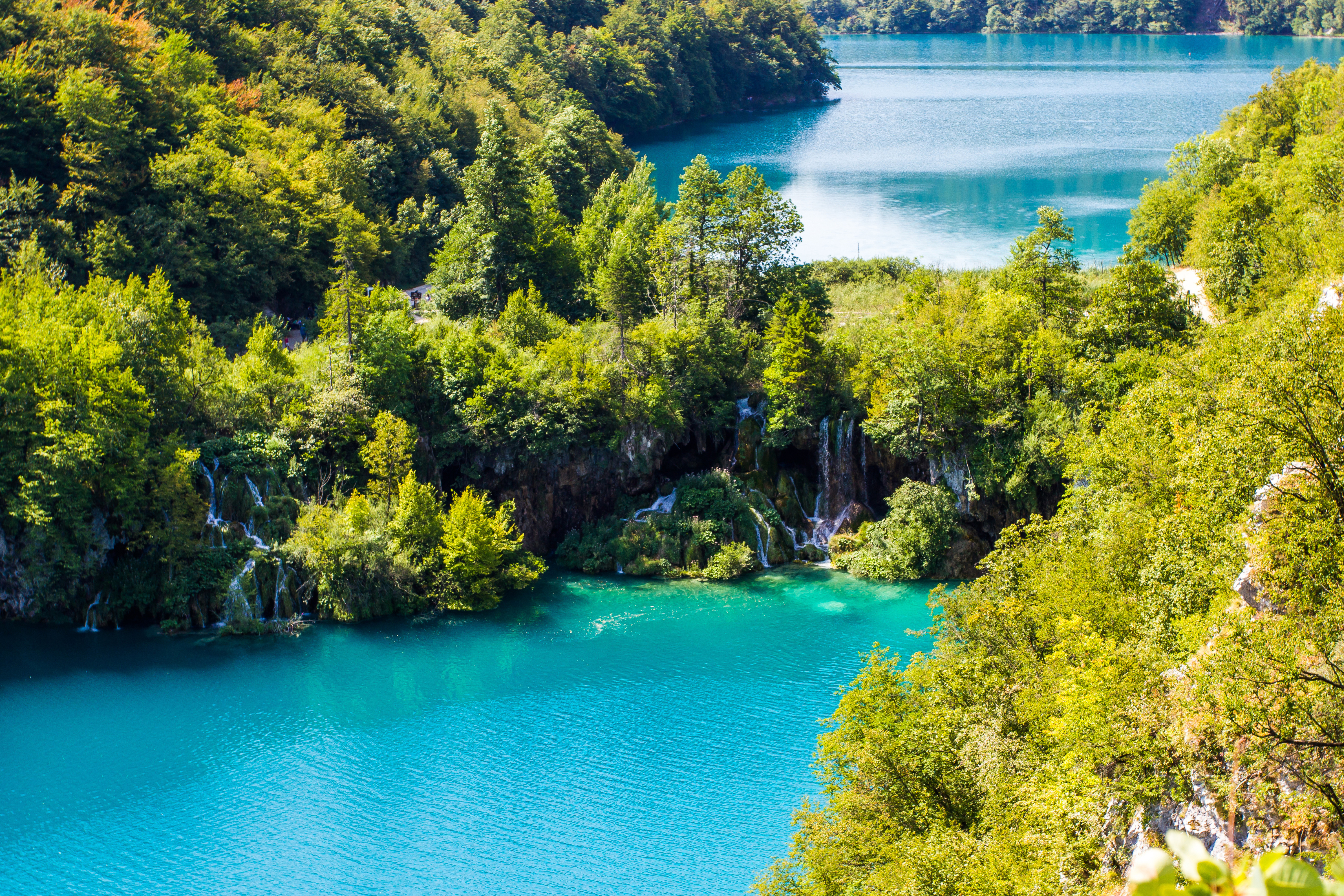 National Park, 4K, Waterfall, Plitvice Lakes HD Wallpaper