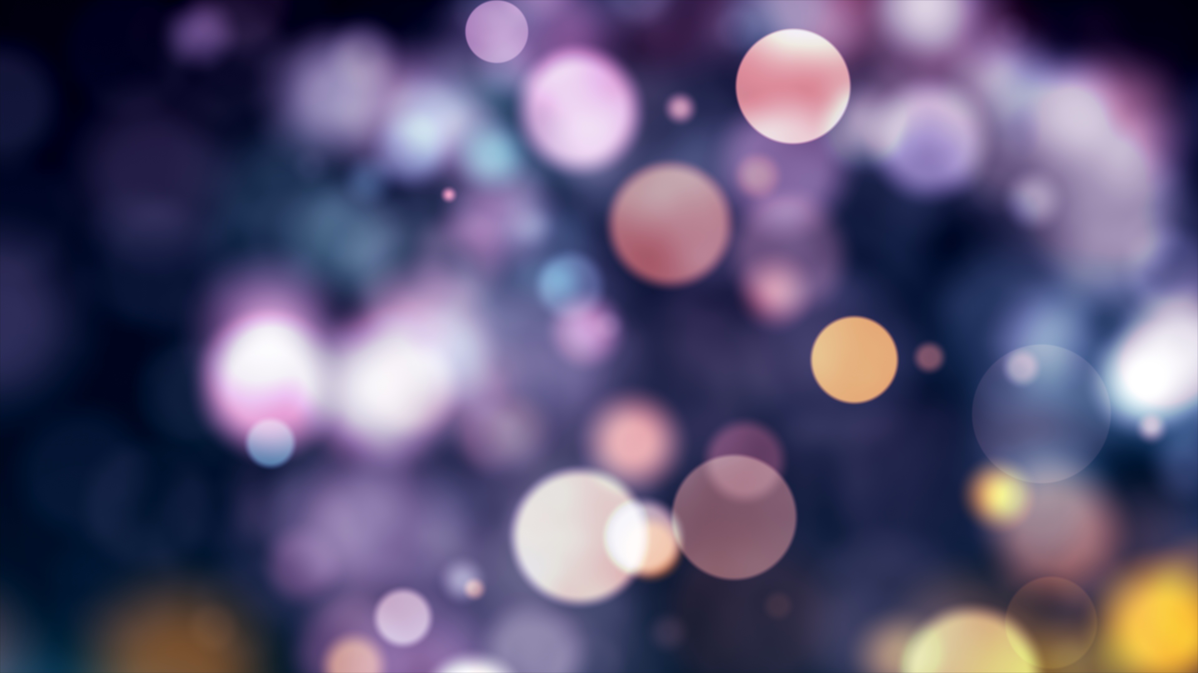 Bokeh 4K Blur Abstract Lights HD Wallpaper