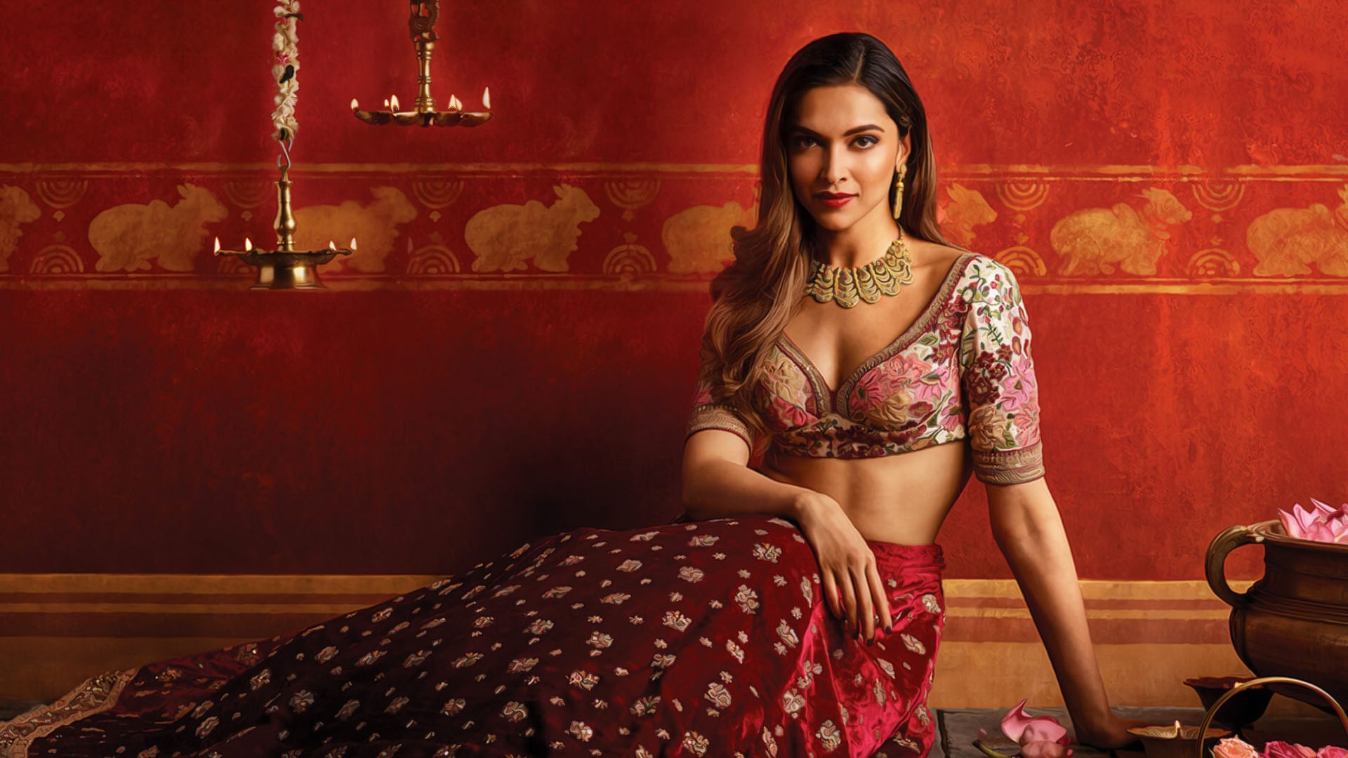 Deepika Padukone for Tanishq photoshoot HD Wallpaper