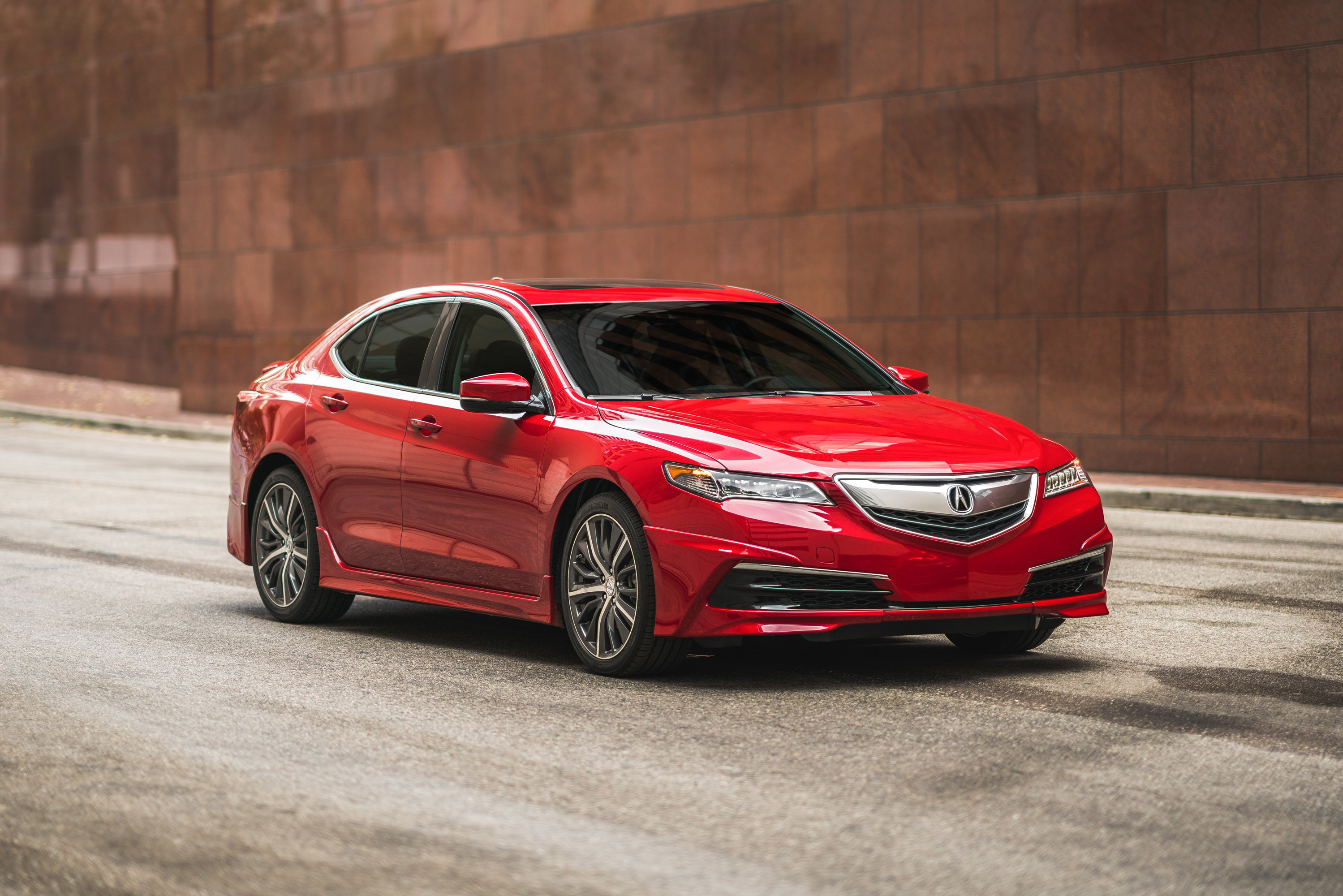 Red 2017 Acura TLX GT Package Sedan HD Wallpaper