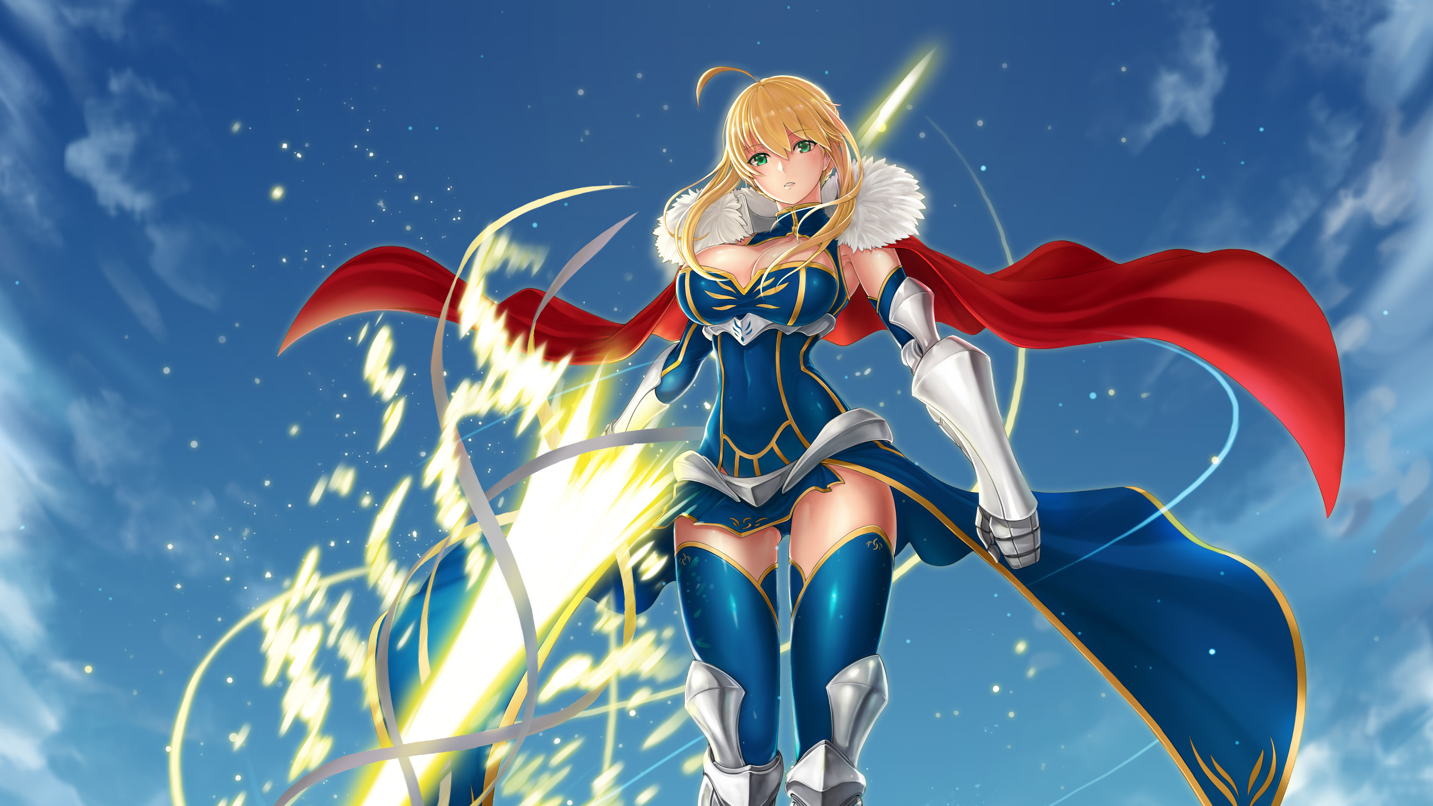 Saber from Fate/Grand Order 4K HD Wallpaper