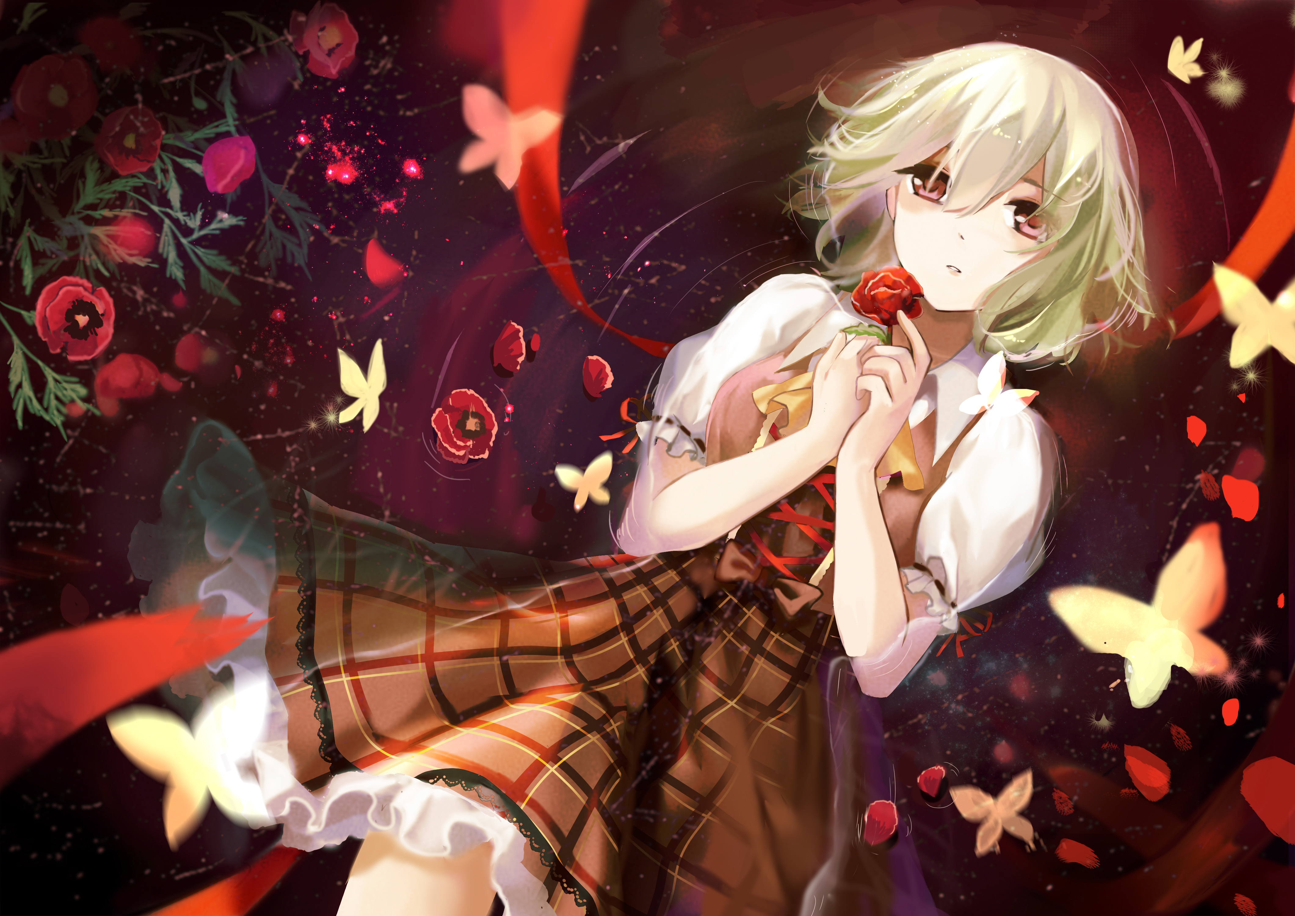 Yuuka Kazami from Touhou 4K HD Wallpaper