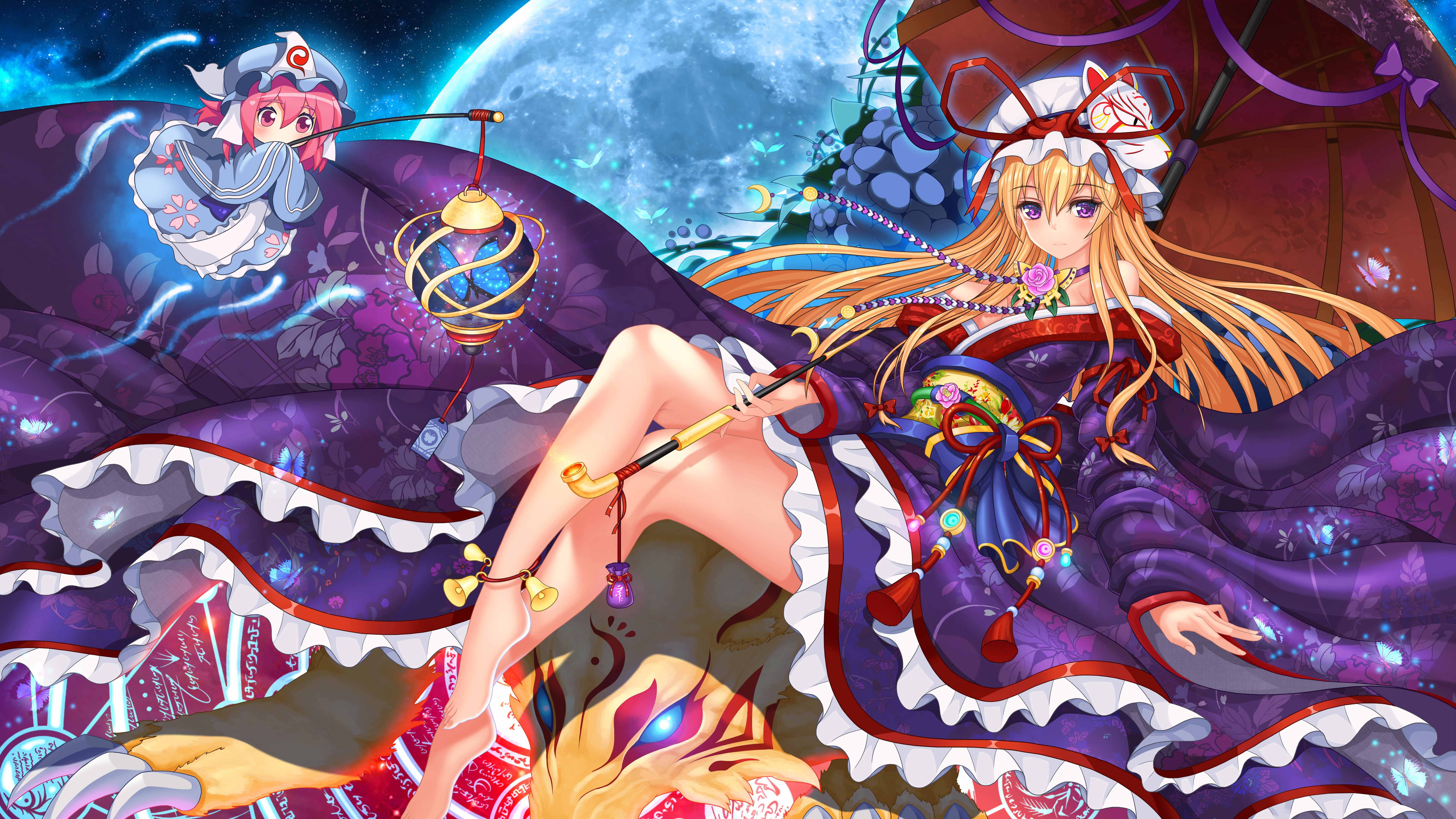 Yuyuko Saigyouji from Touhou HD Wallpaper