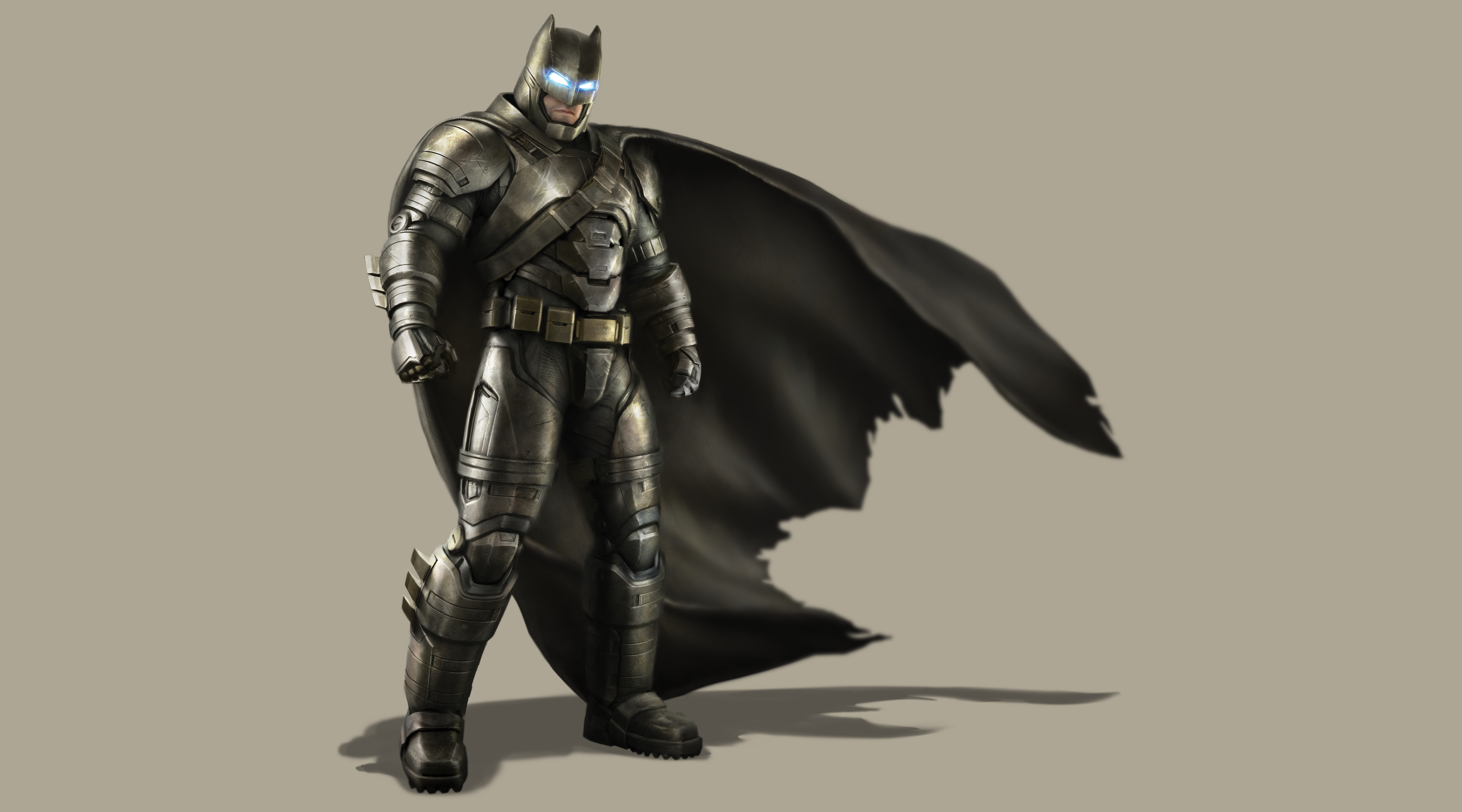 Batman from DC Comics in armored suit HD Wallpaper
