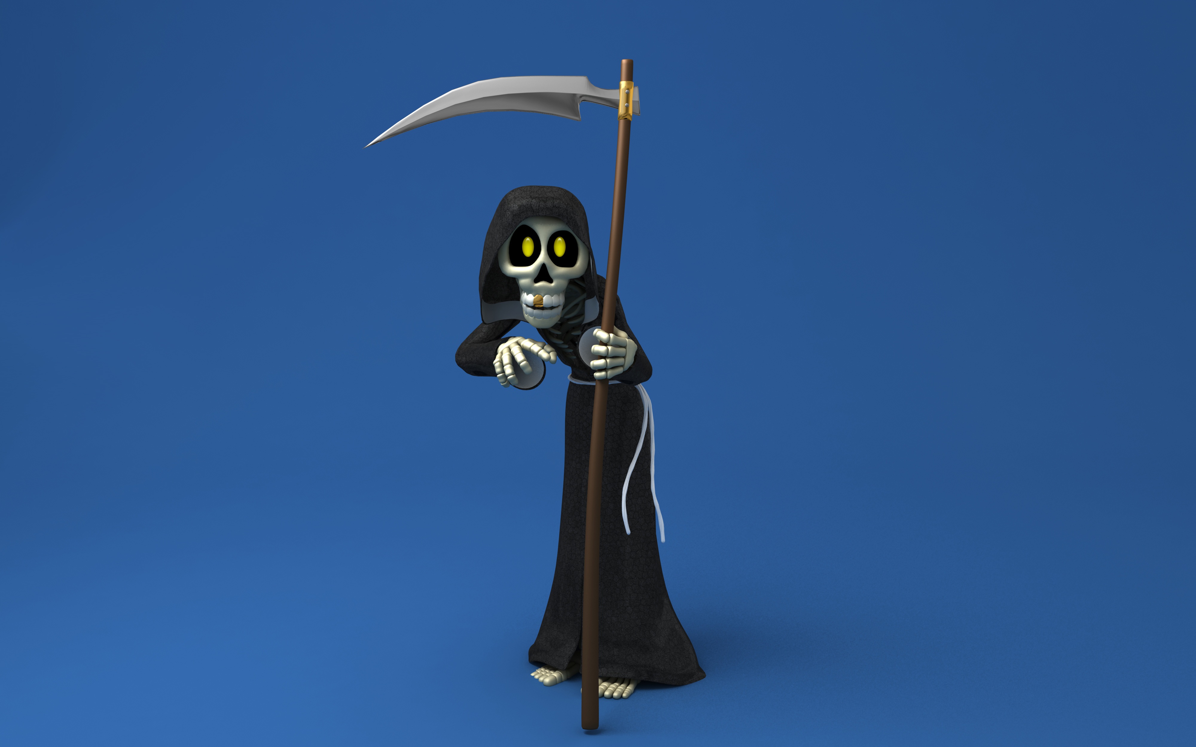 Grim Reaper with Scythe HD Wallpaper