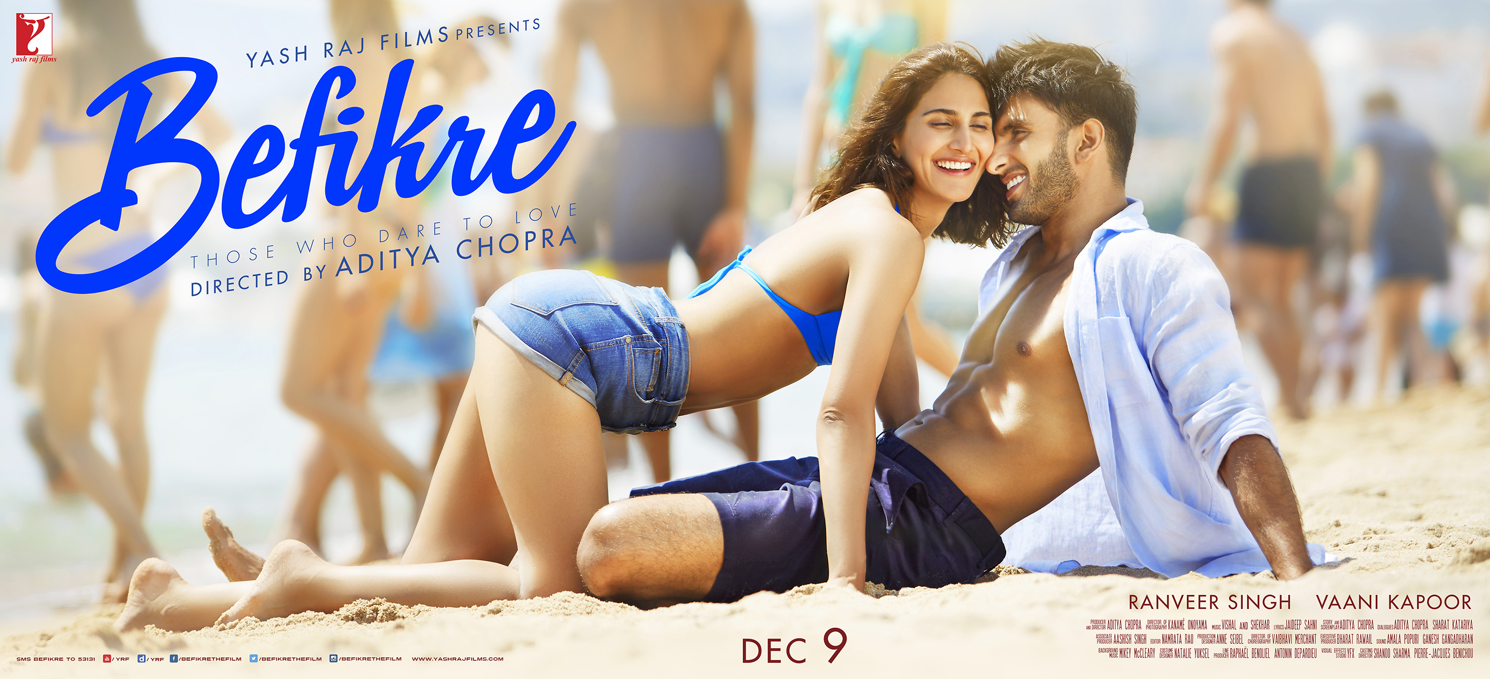 Befikre movie poster with Ranveer Singh and Vaani Kapoor HD Wallpaper