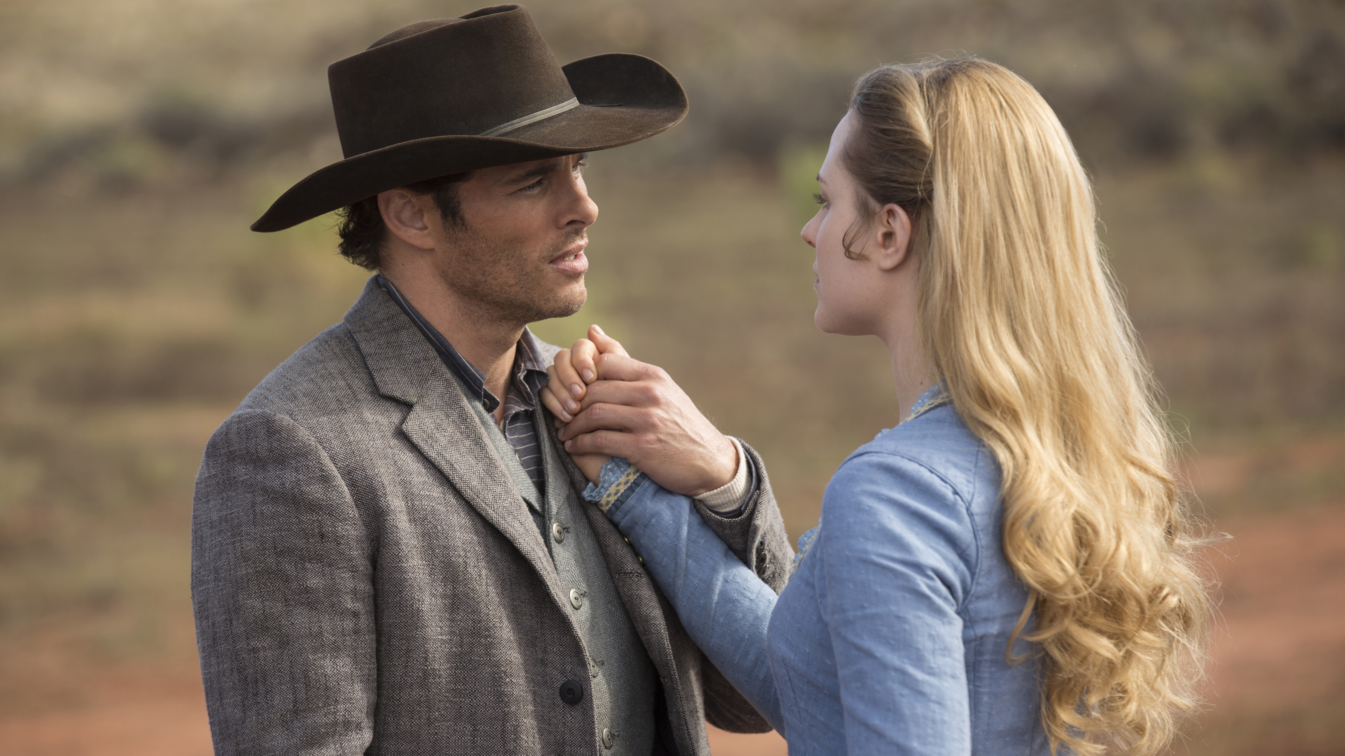 4K Westworld: James Marsden and Evan Rachel Wood HD Wallpaper