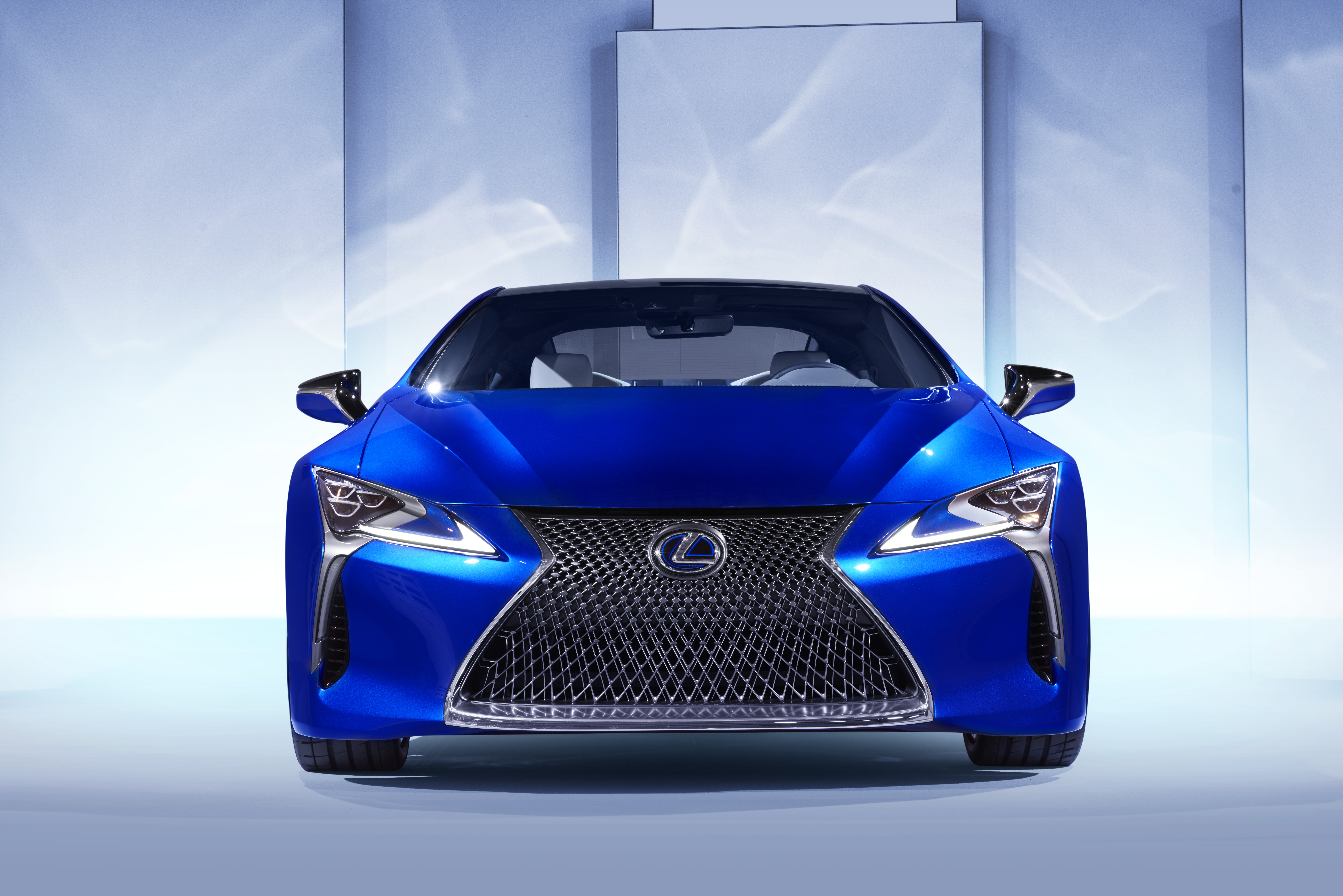 Blue Lexus LC 500h 4K HD Wallpaper