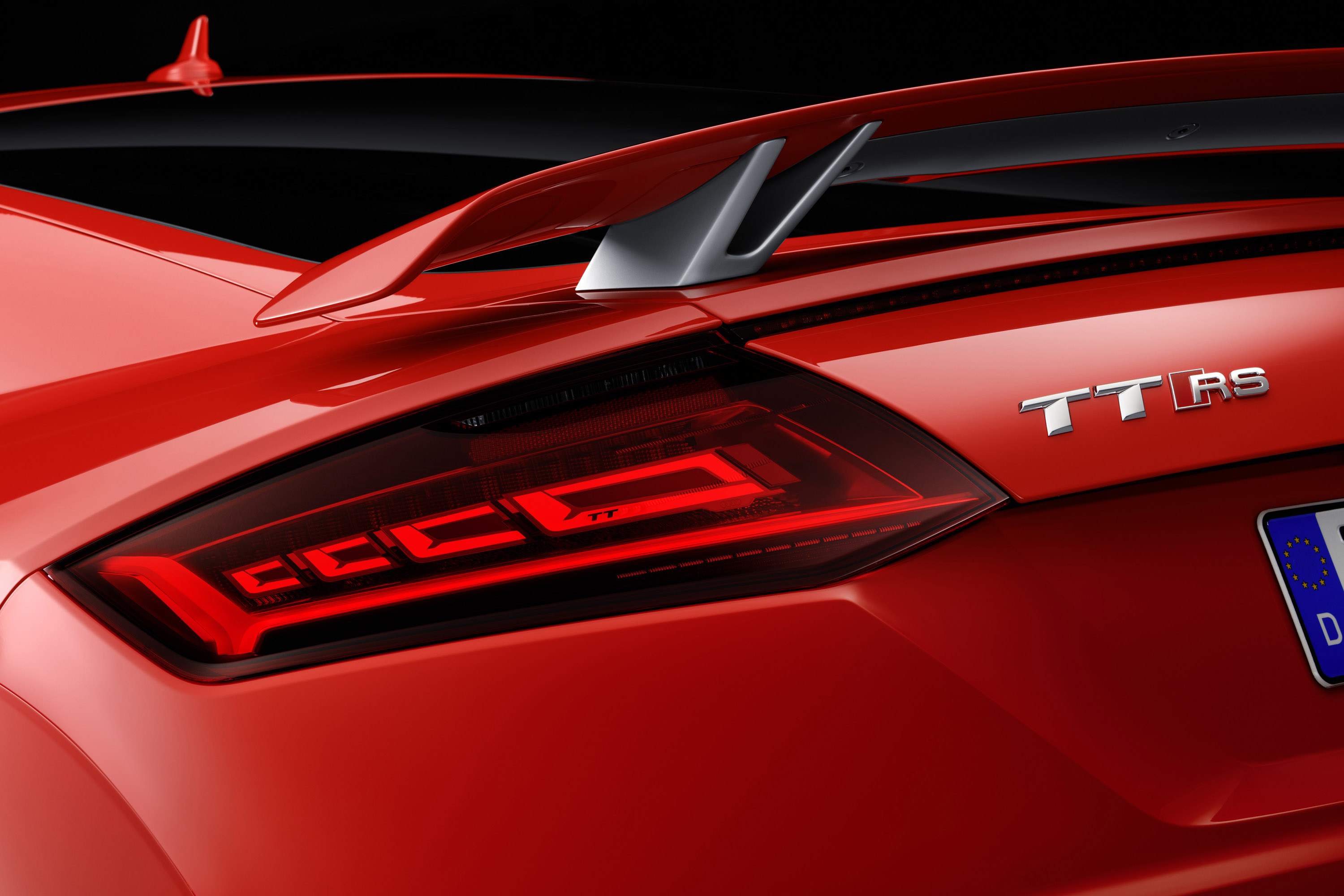 Audi TT RS with Matrix OLED Taillights HD Wallpaper