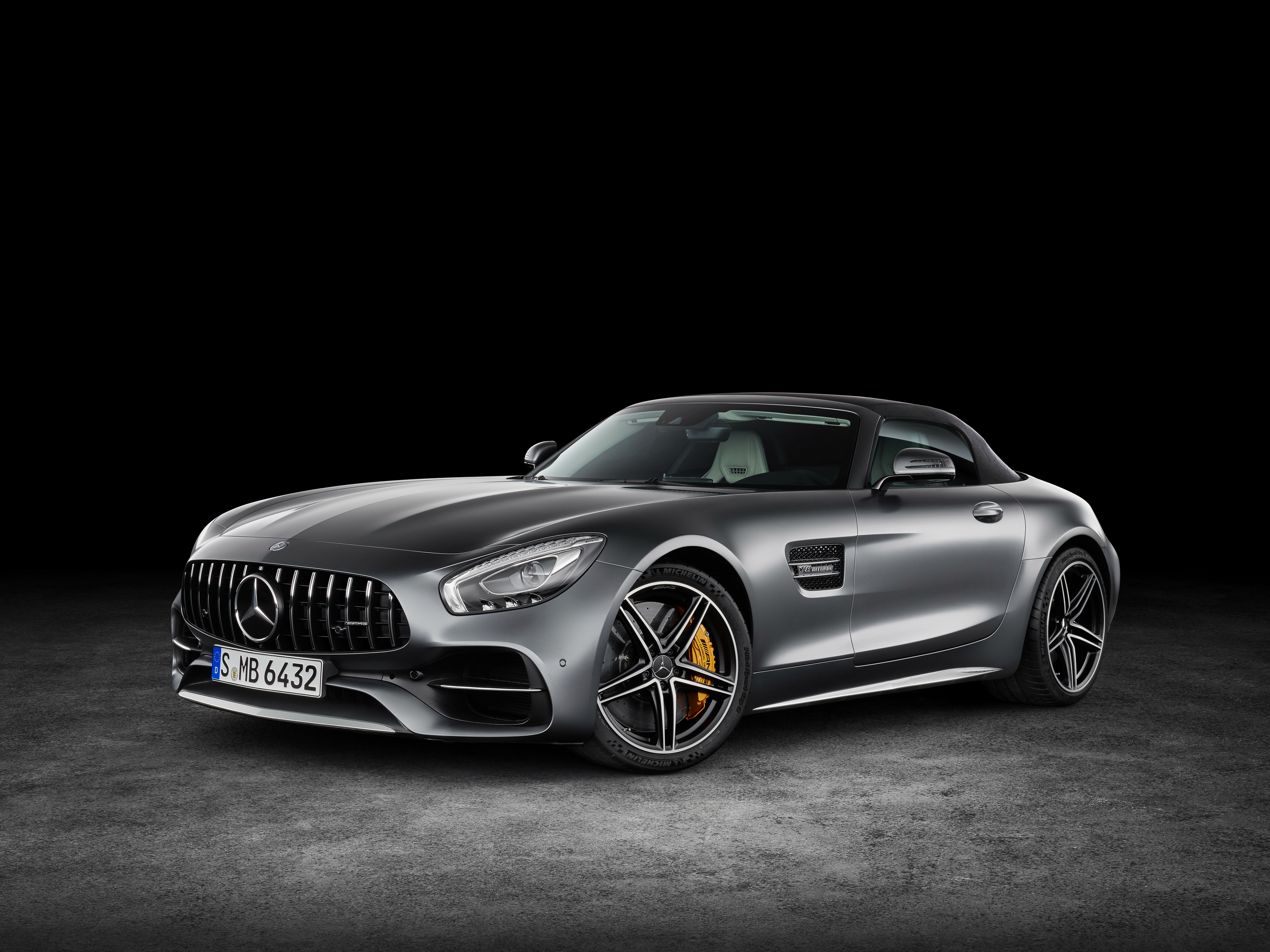 Mercedes-AMG GT C Roadster 2018 HD Wallpaper