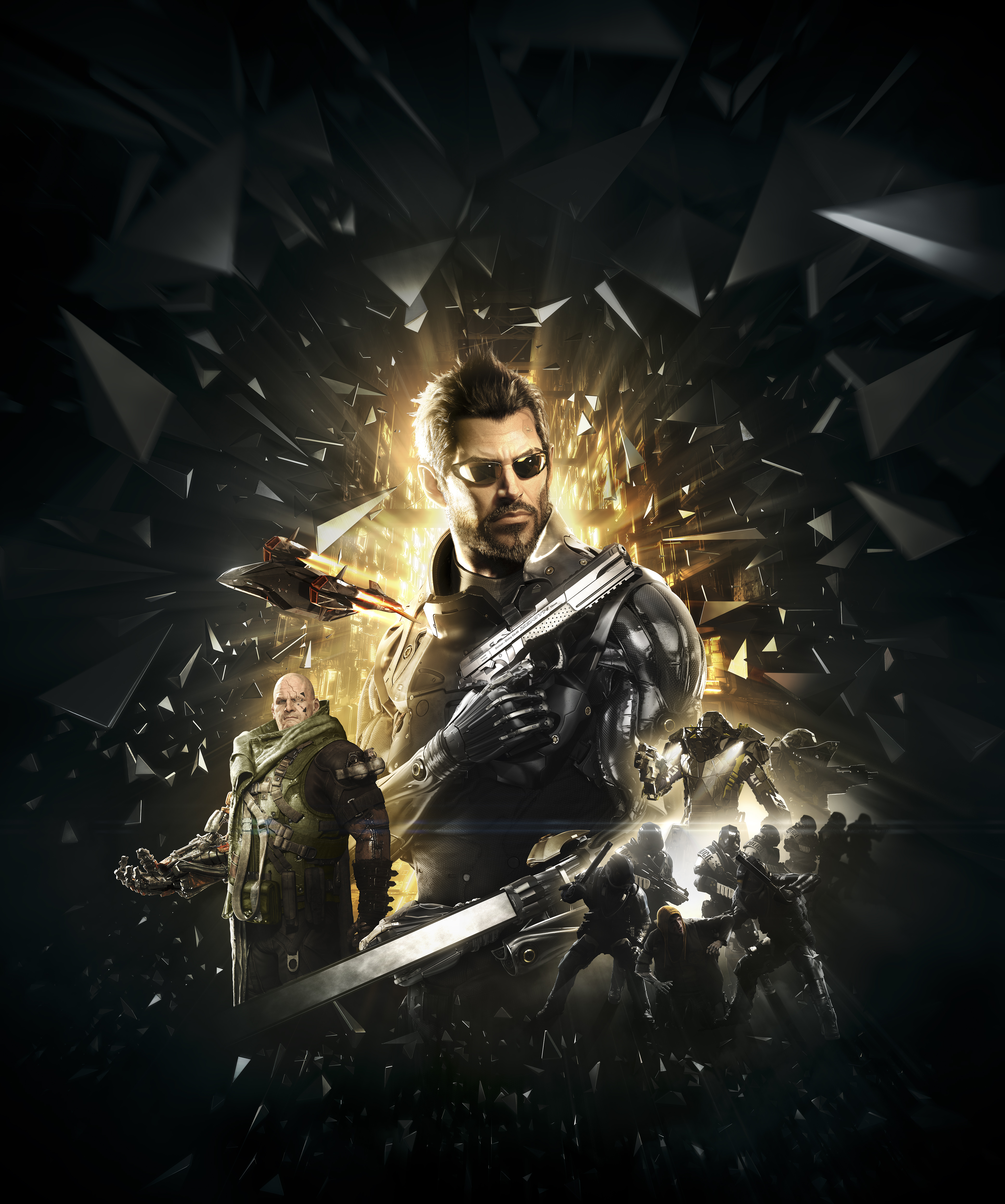 Adam Jensen from Deus Ex: Mankind Divided 4K HD Wallpaper