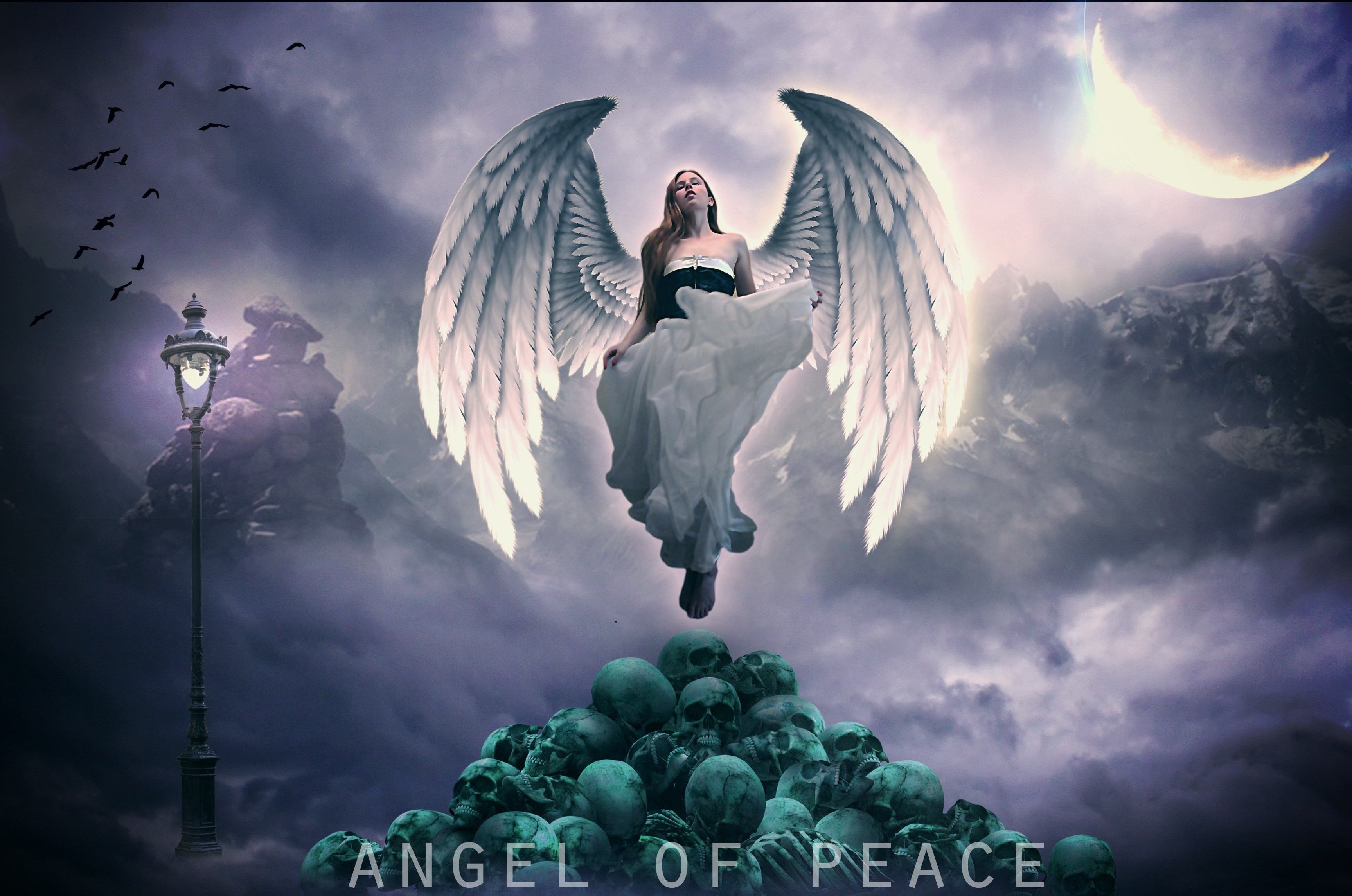 Angel of Peace 4K HD Wallpaper