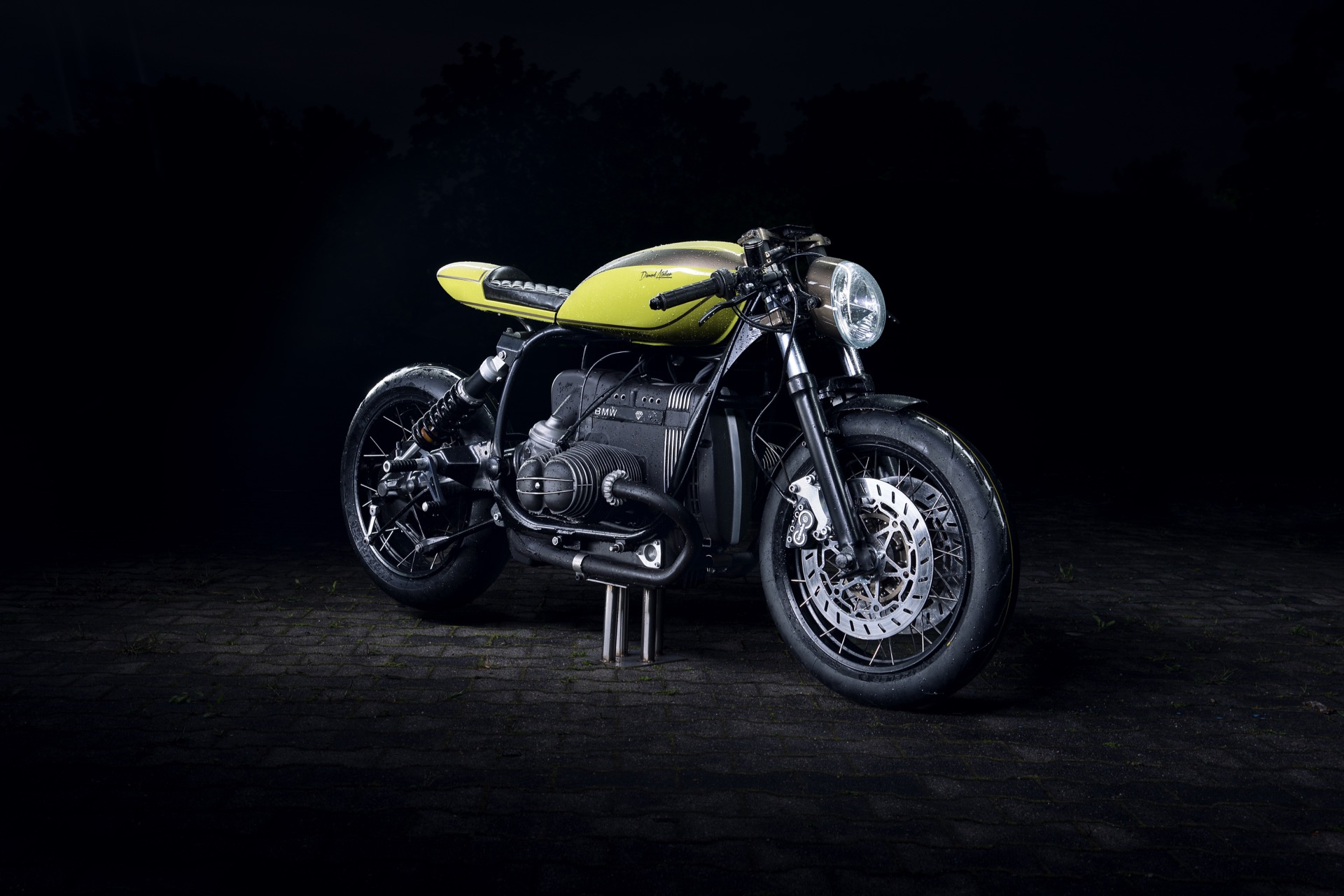 Diamond Atelier DA6 Cafe Racer Motorcycle HD Wallpaper