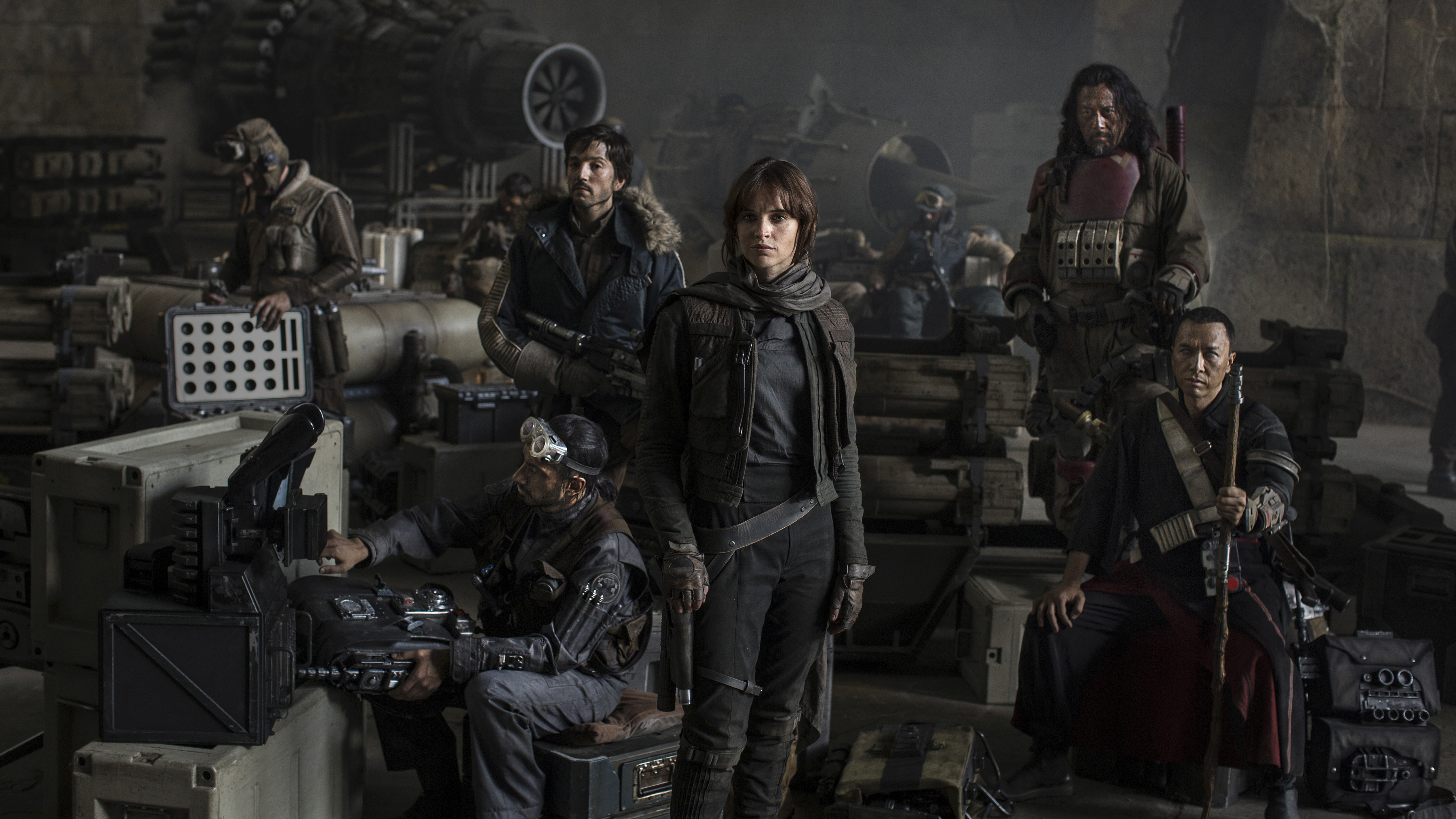 Rogue One: A Star Wars Story Cast 4K HD Wallpaper