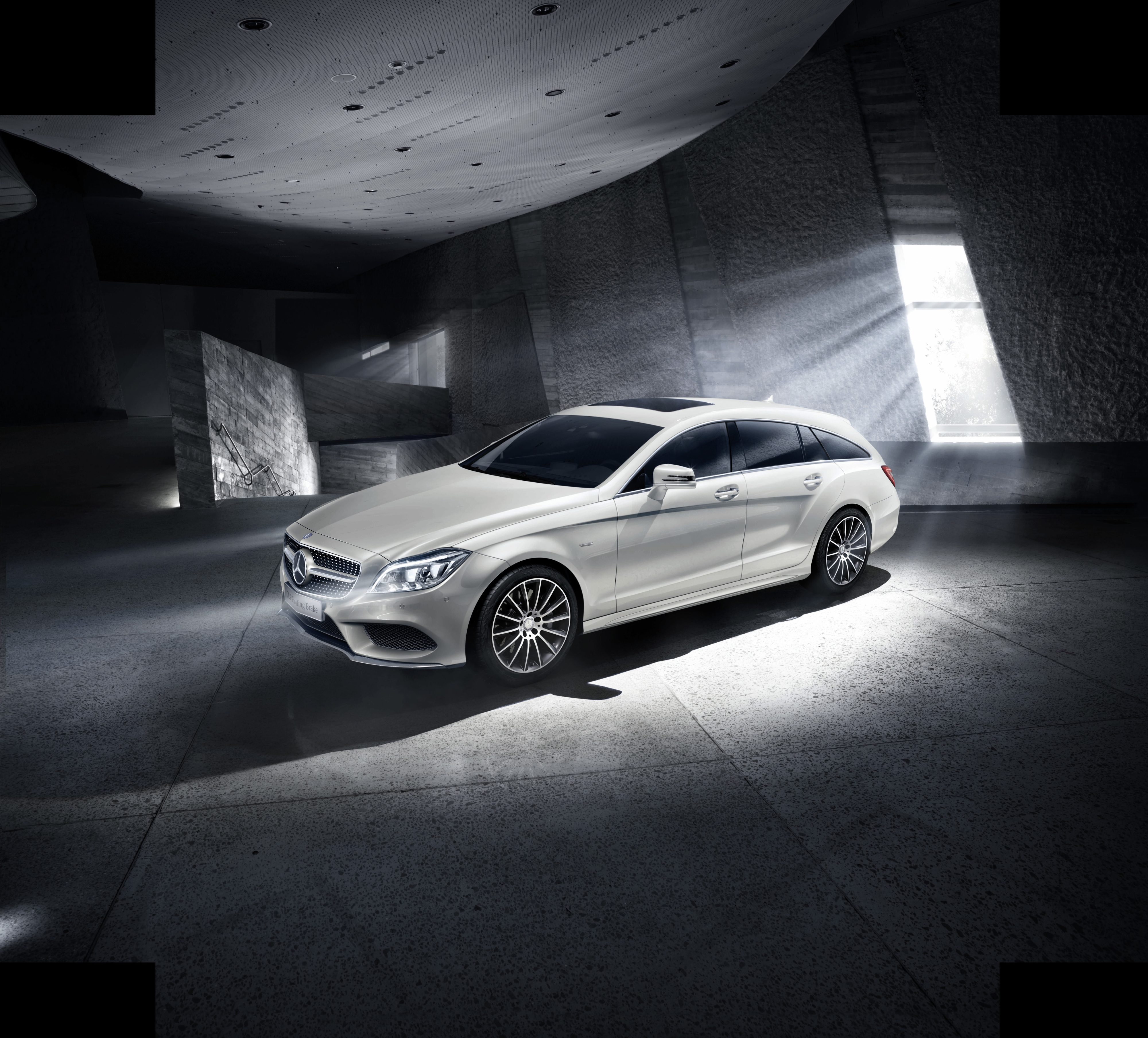 4K 2016 Mercedes-Benz CLS Shooting Brake HD Wallpaper