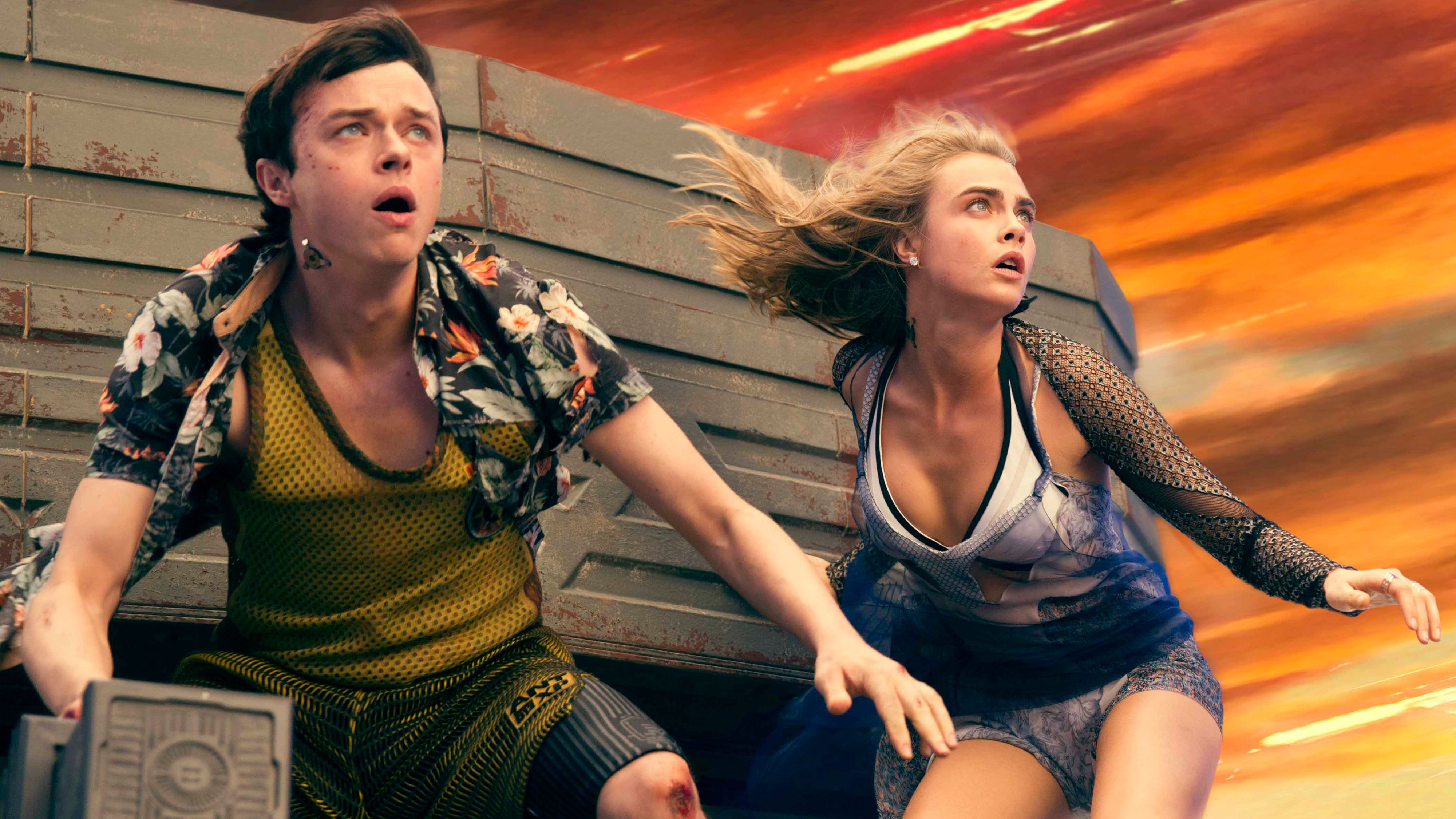 Valerian and the City of a Thousand Planets: Dane DeHaan and Cara Delevingne HD Wallpaper