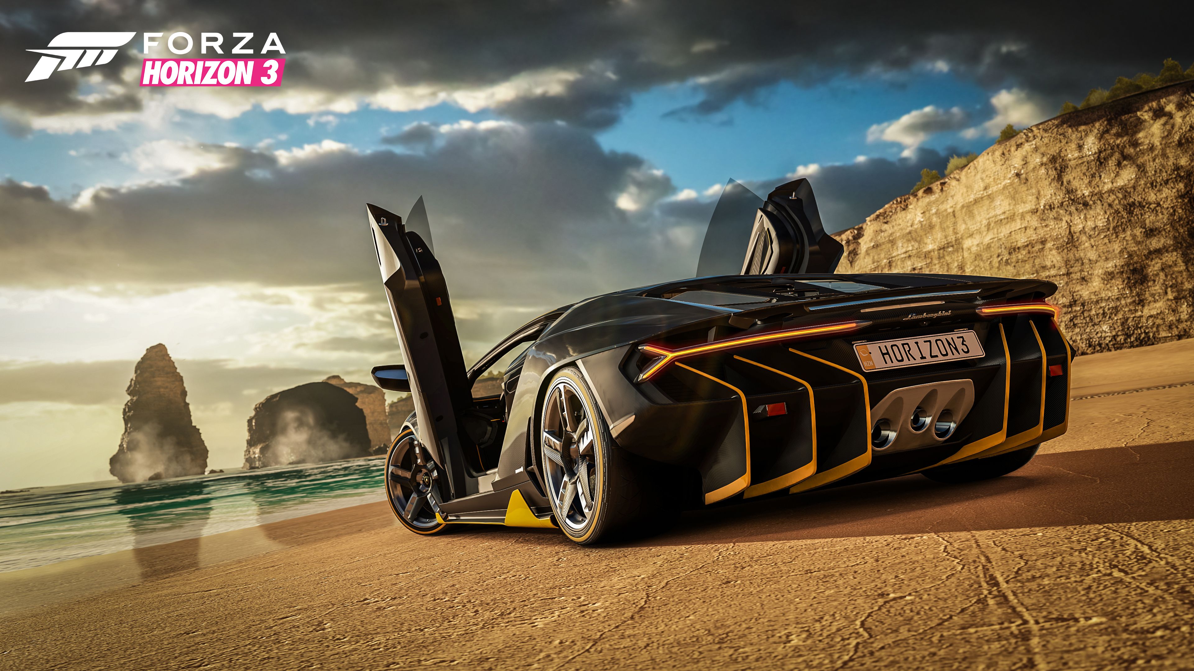 Lamborghini Centenario in Forza Horizon 3 4K HD Wallpaper