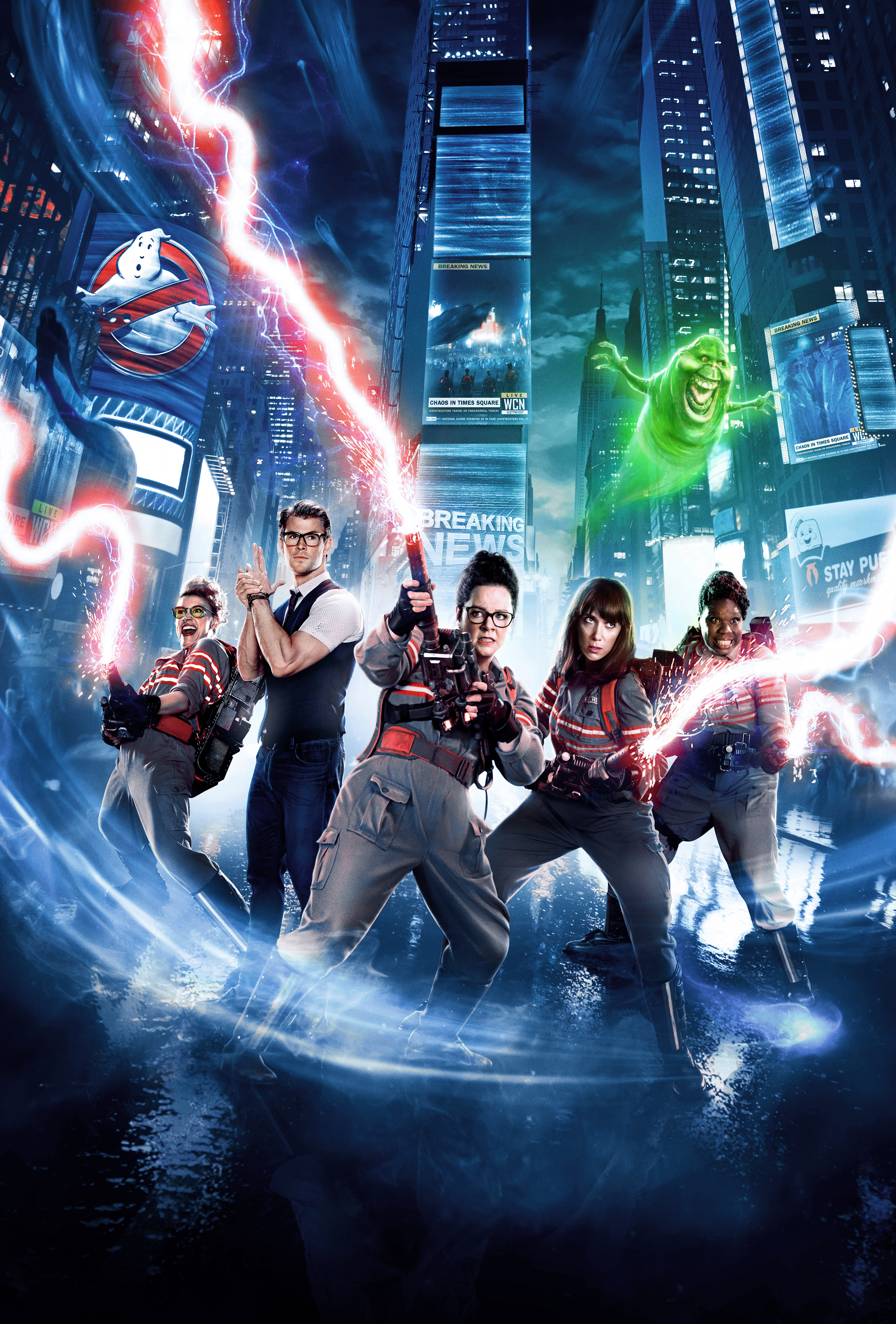 Ghostbusters in Times Square HD Wallpaper