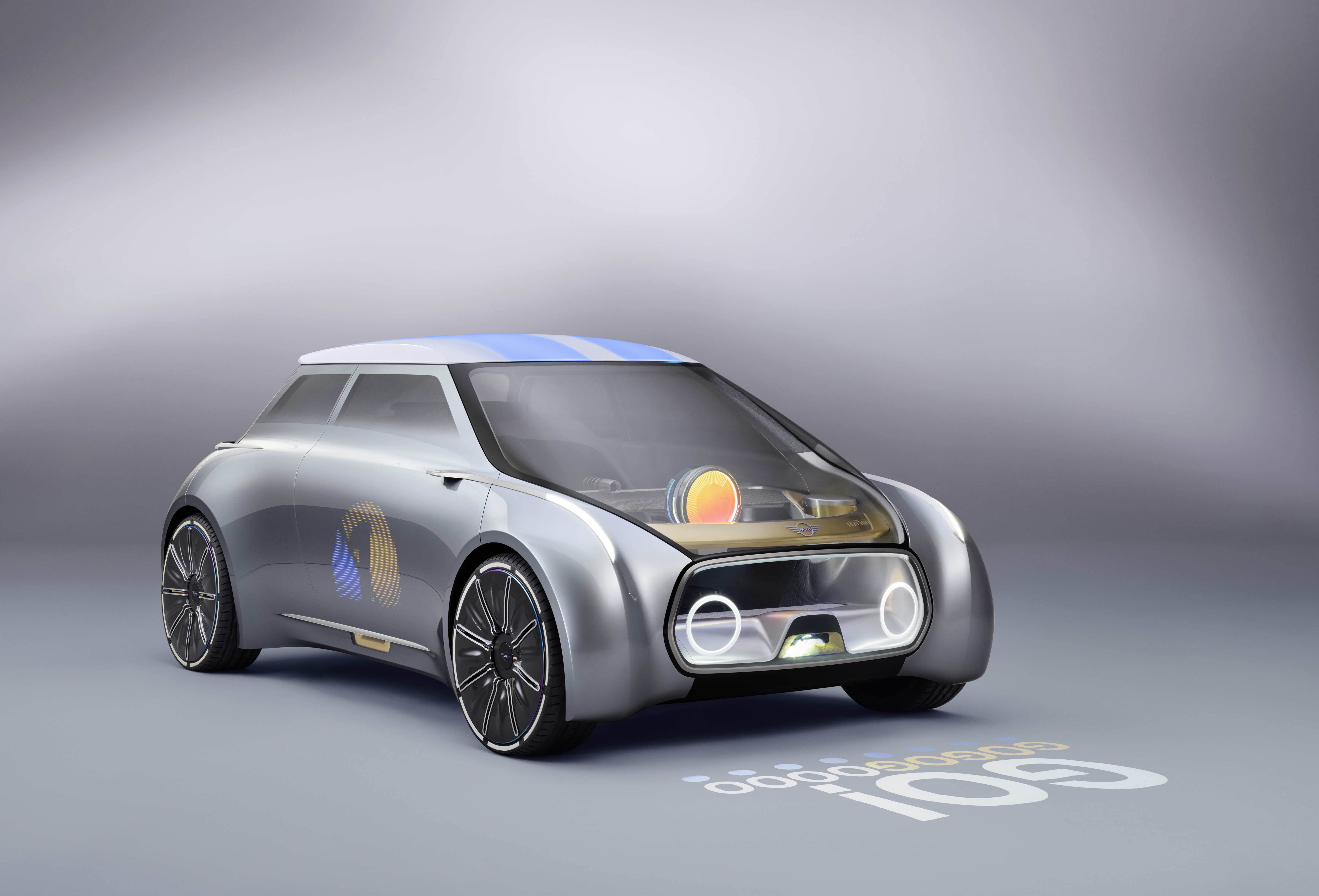 Mini Vision Next 100 Concept Car HD Wallpaper