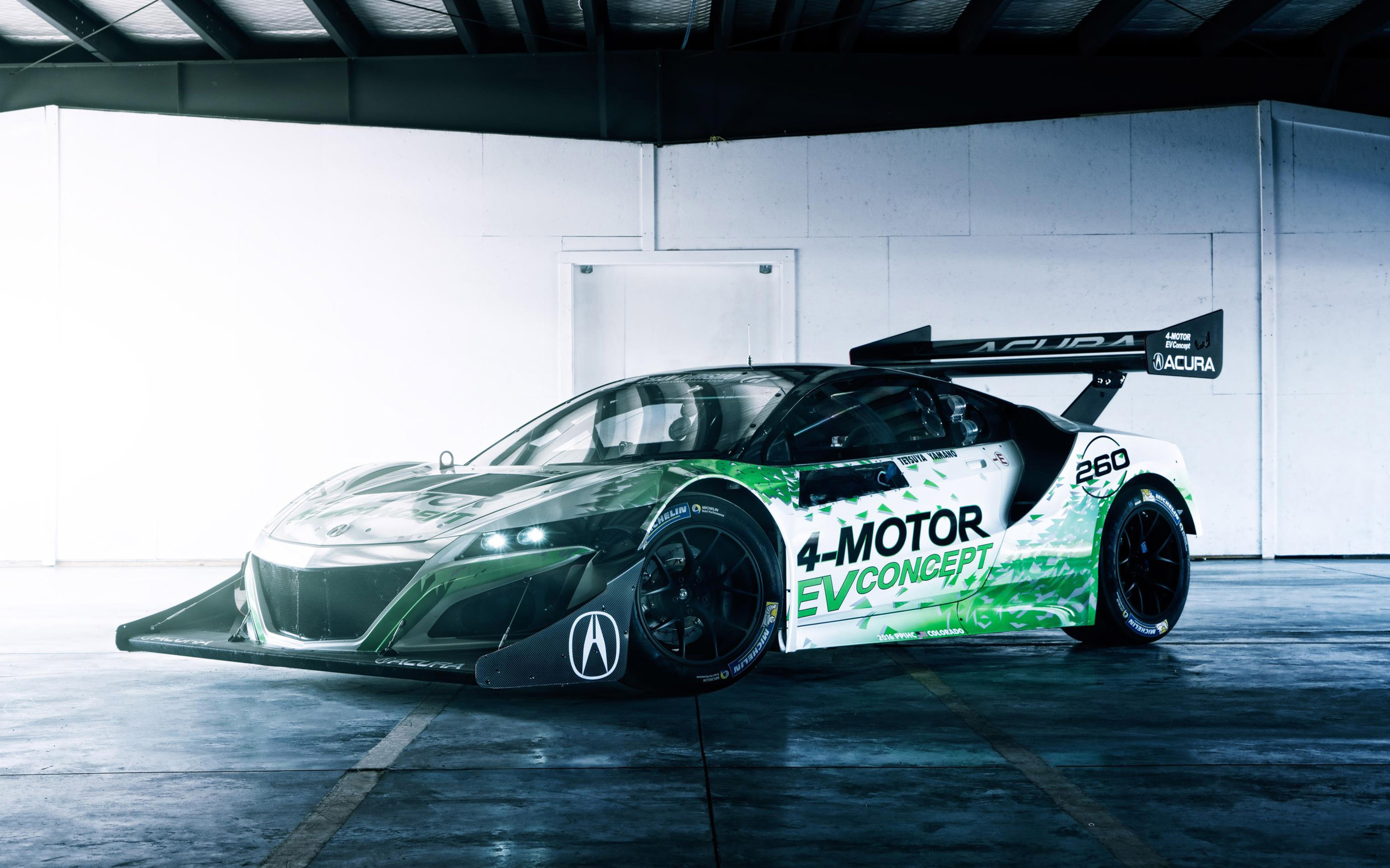 Acura NSX EV 4-Motor Concept Race Car HD Wallpaper
