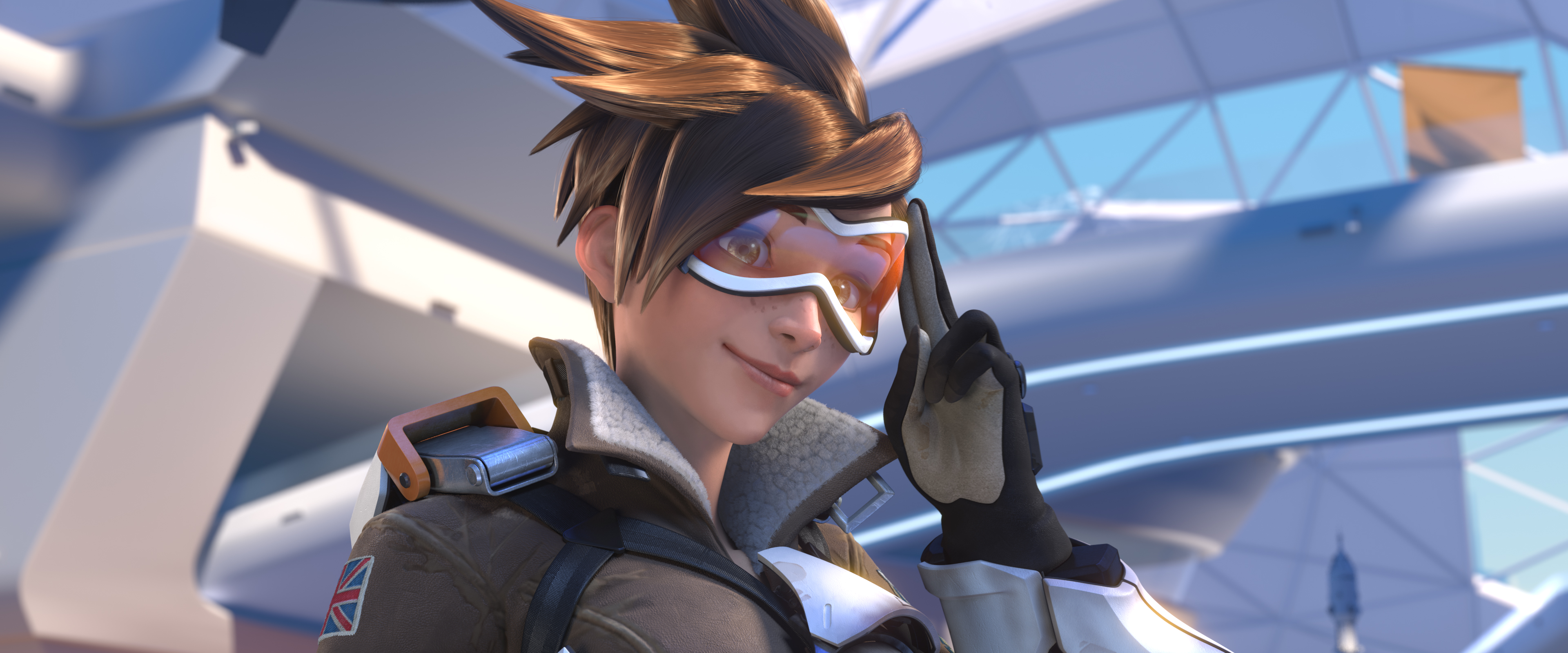 Tracer from Overwatch HD Wallpaper