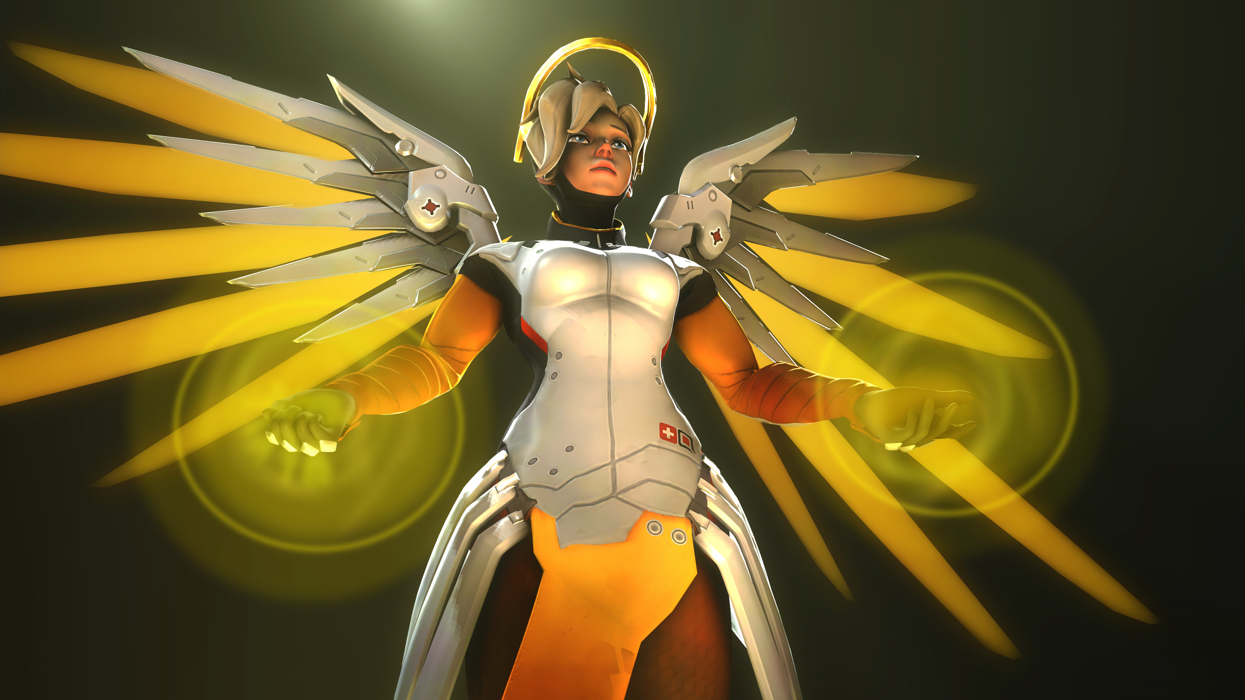 Mercy from Overwatch in 4K HD Wallpaper