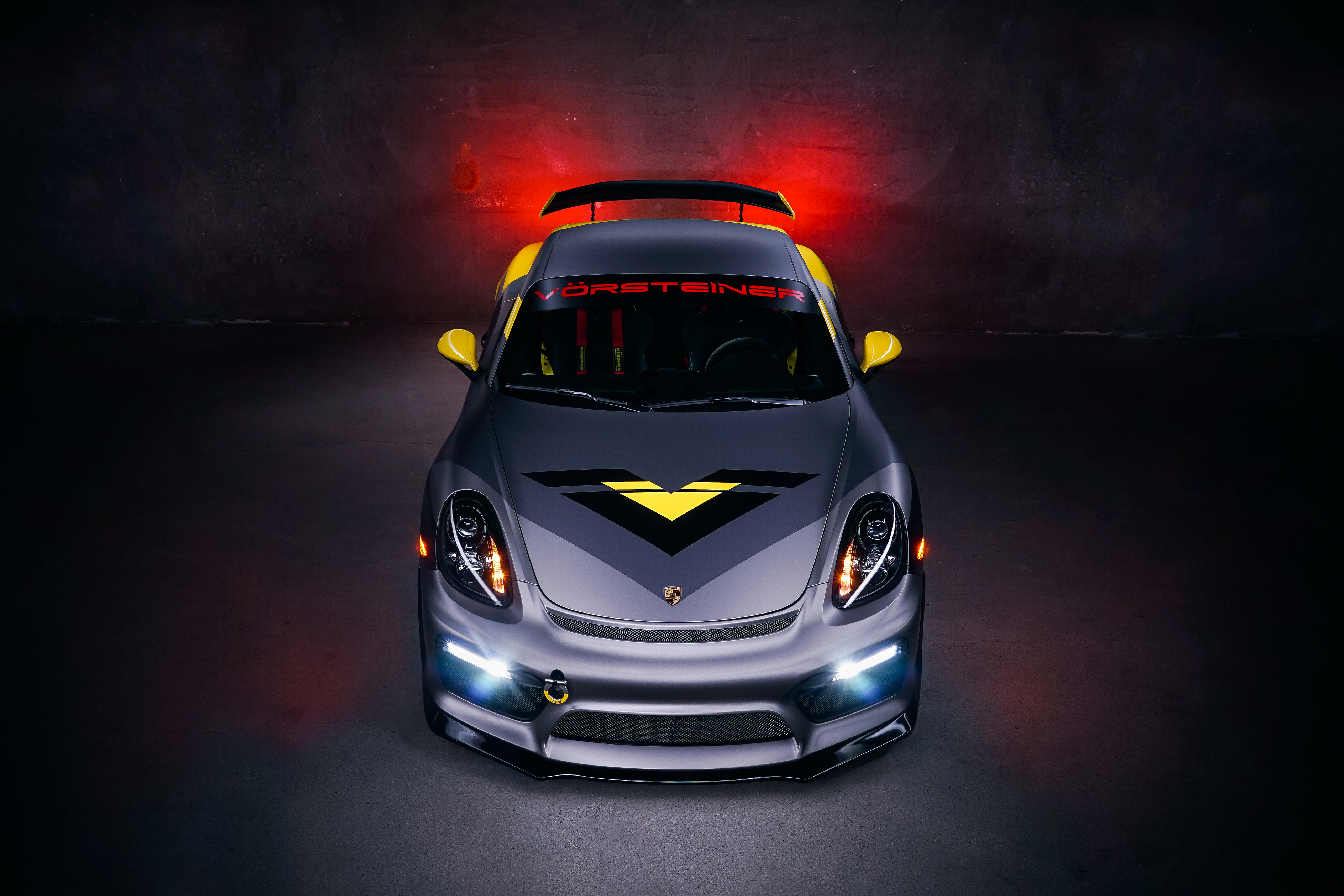 Vorsteiner Porsche Cayman GT4 4K HD Wallpaper
