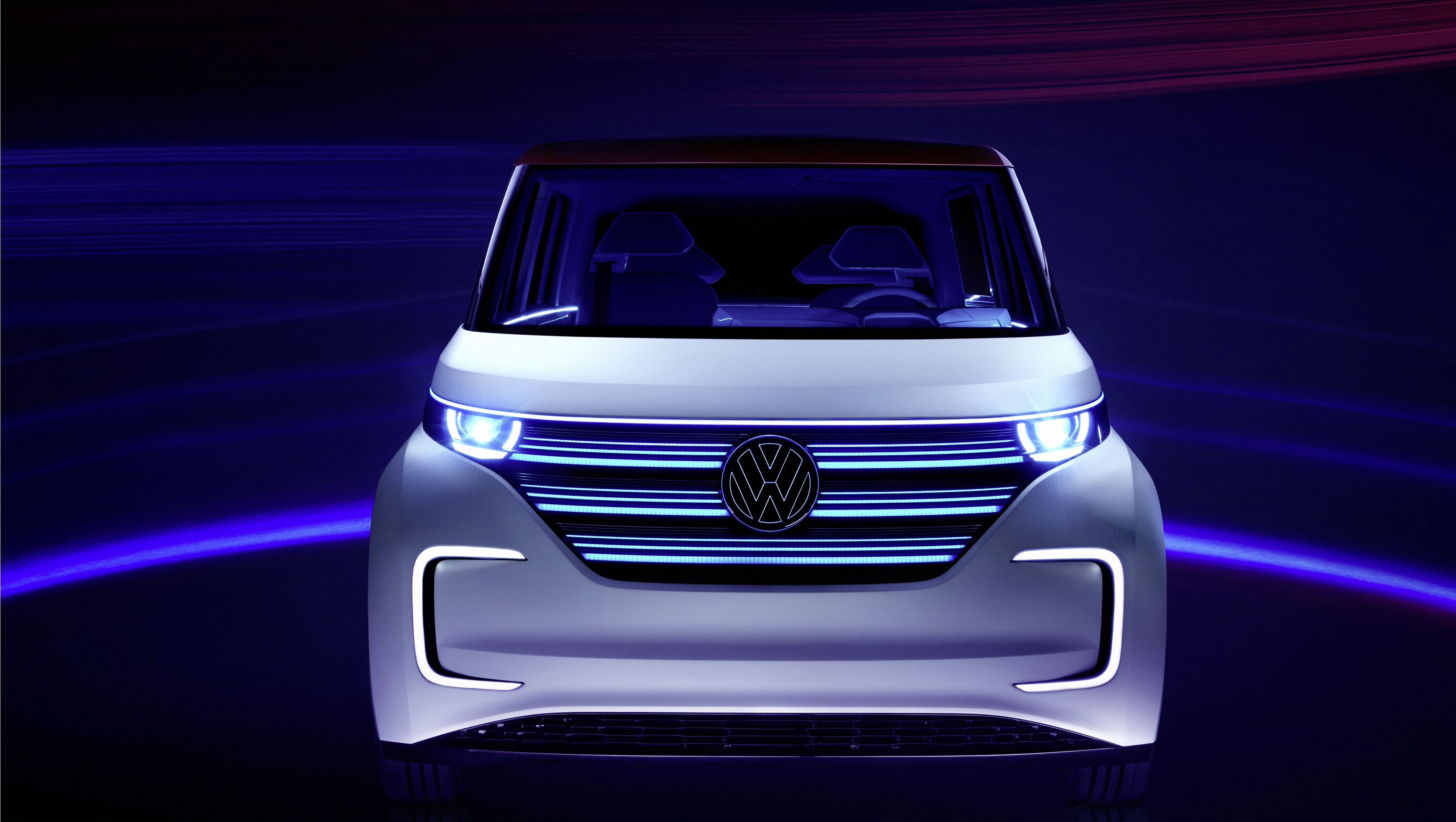 Volkswagen BUDD-e concept electric car 4K HD Wallpaper