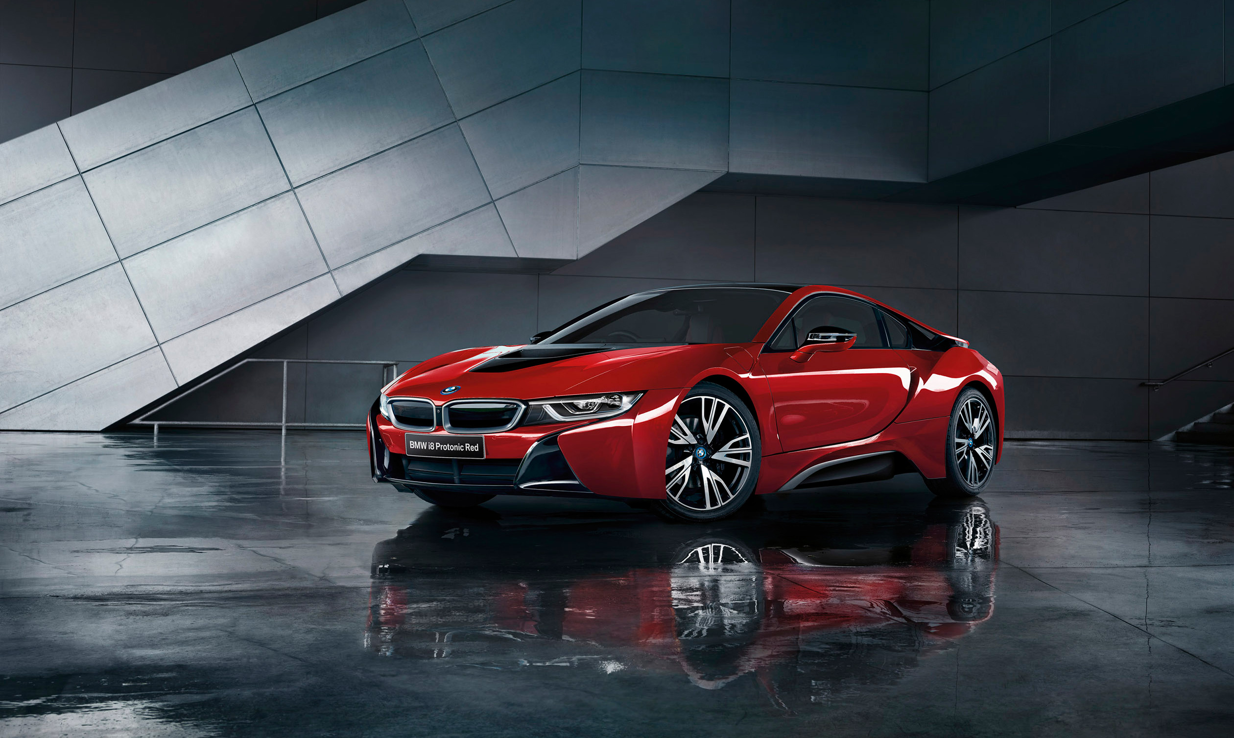 BMW i8 Protonic Red Celebration Edition HD Wallpaper