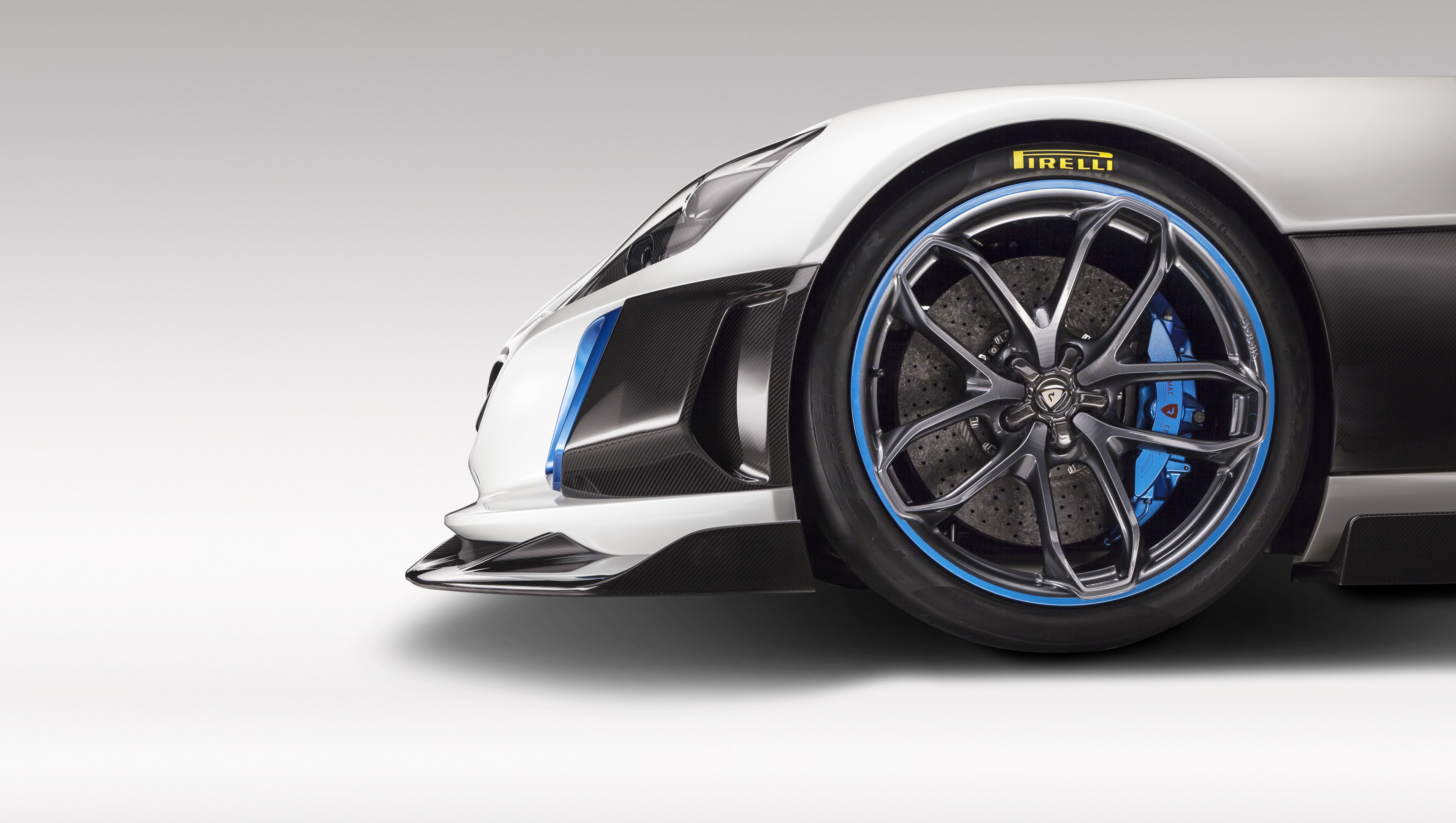 Rimac Concept One Sports Car Wheel and Fender HD Wallpaper