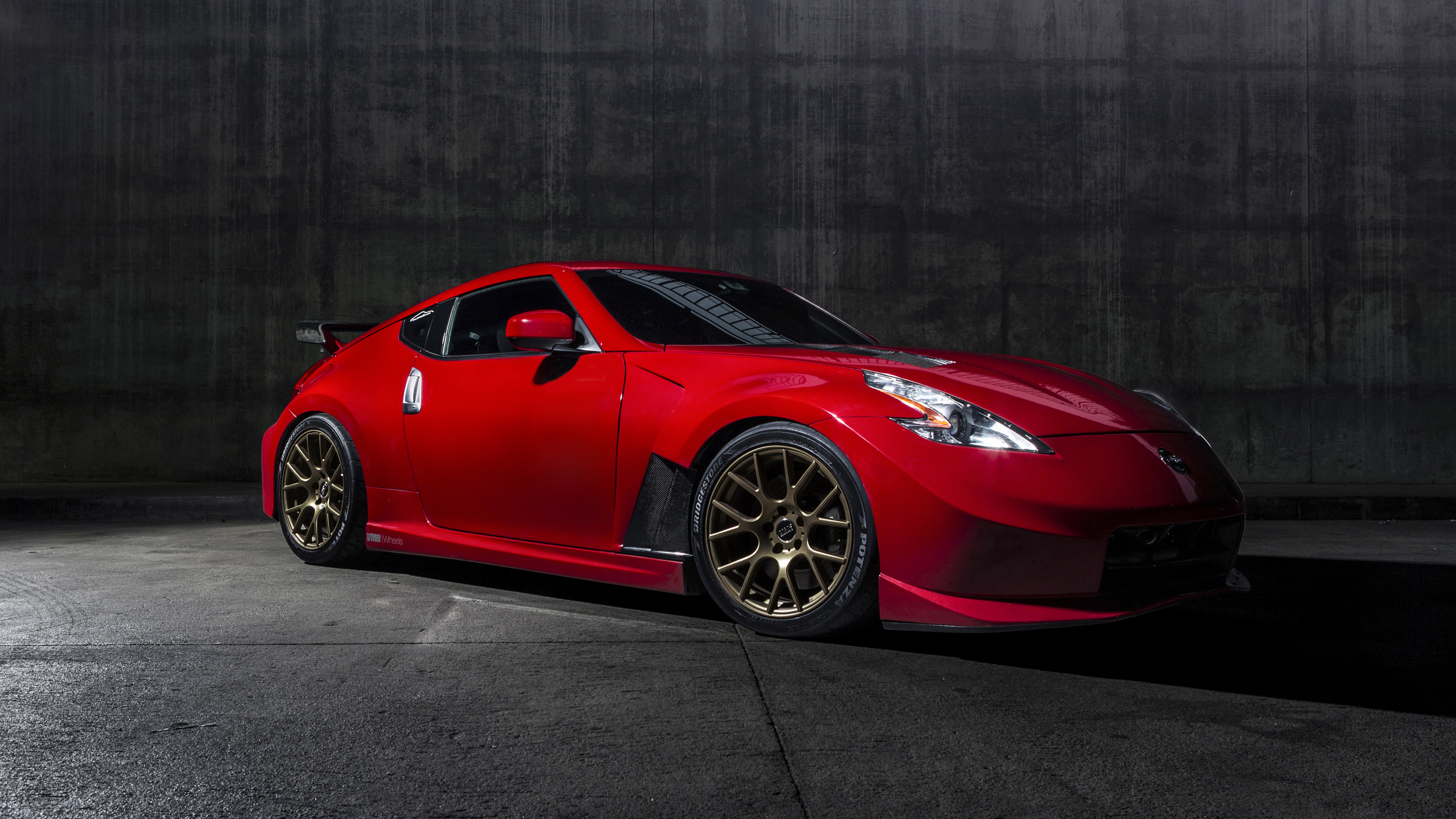 Red Nissan 370Z Nismo Sports Car HD Wallpaper