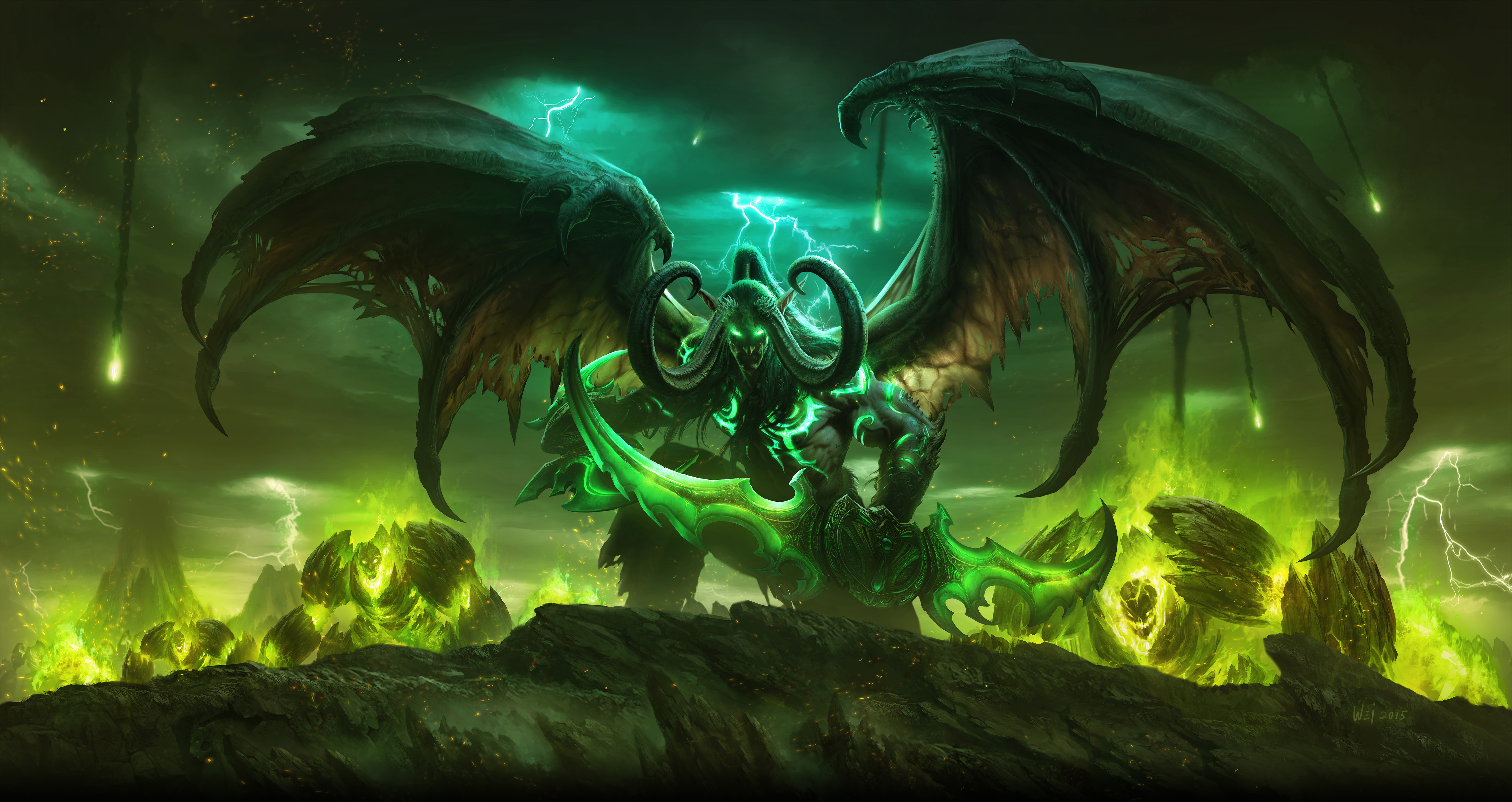 Illidan Stormrage from World of Warcraft: Legion HD Wallpaper