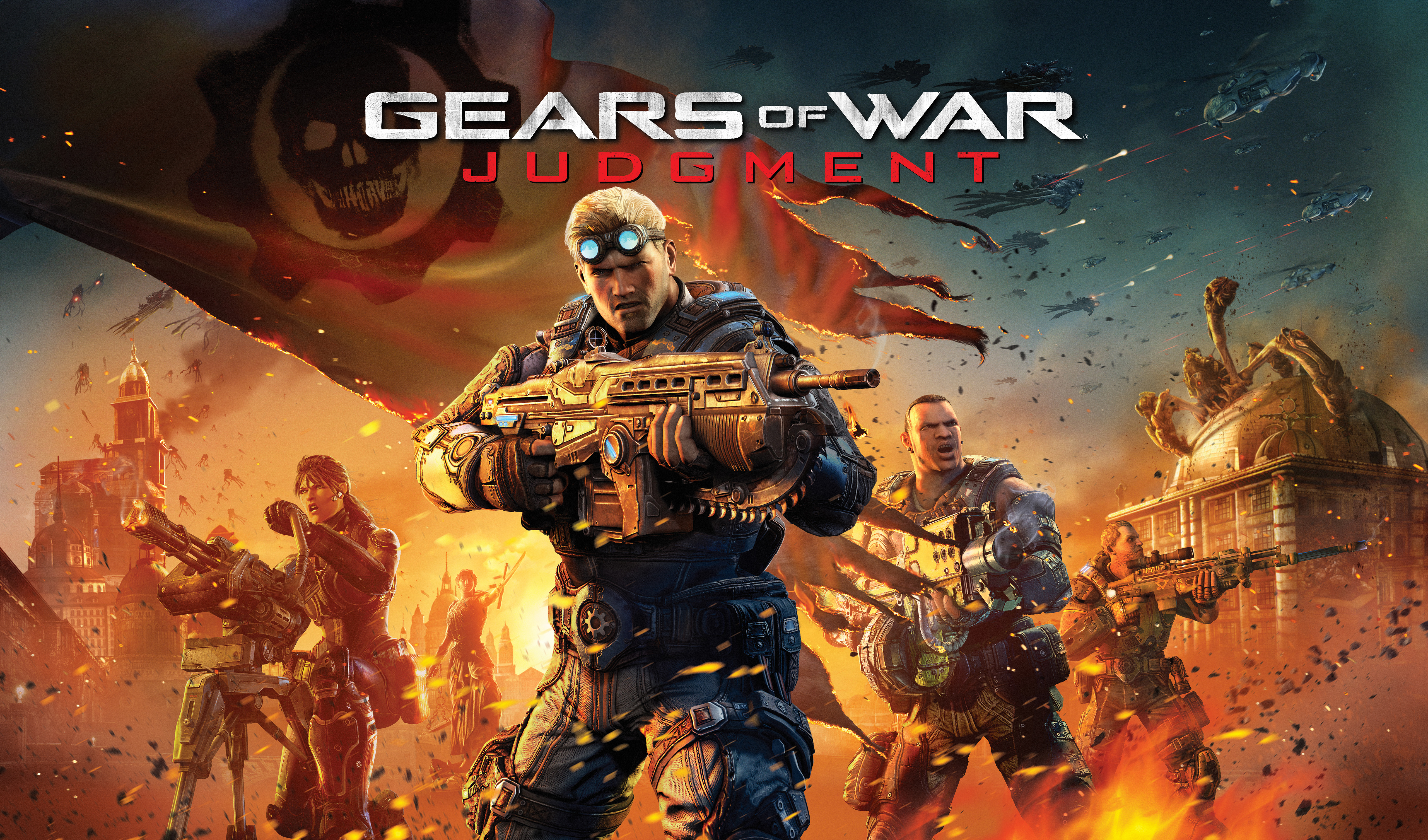 Gears of War: Judgment video game cover art HD Wallpaper