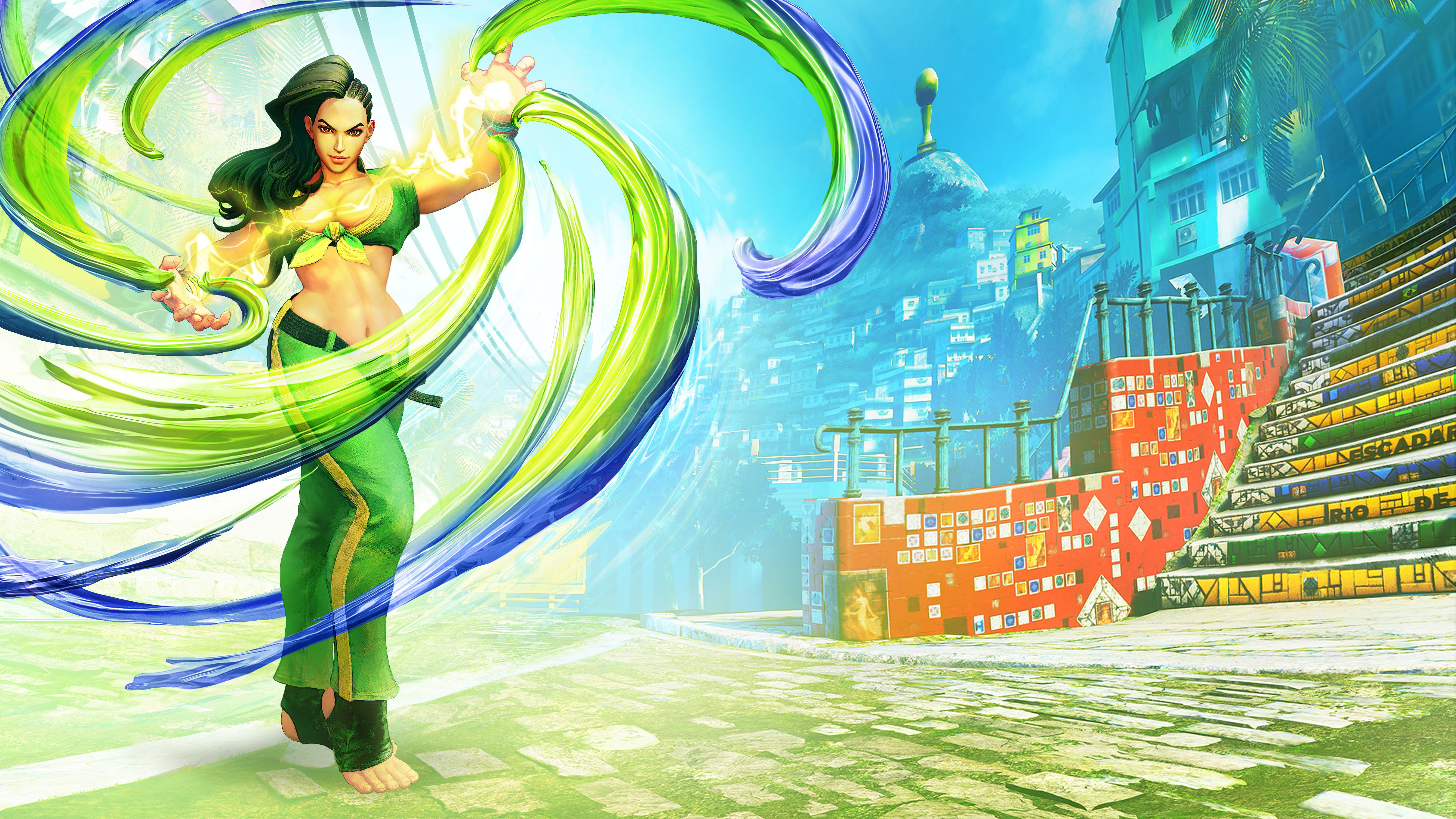 Laura Matsuda from Street Fighter V in Brazil HD Wallpaper