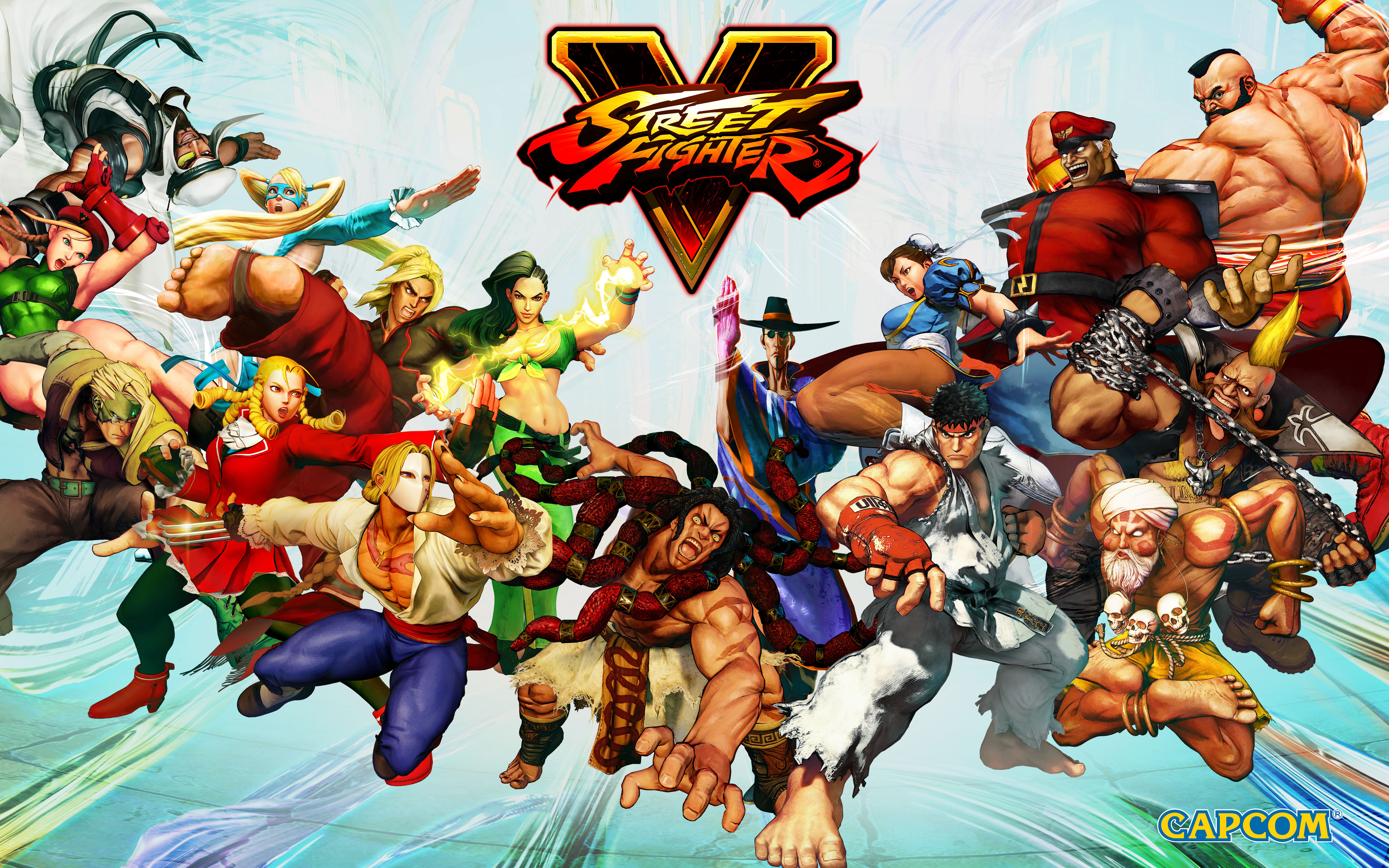 Street Fighter V 2016 Game Characters HD Wallpaper