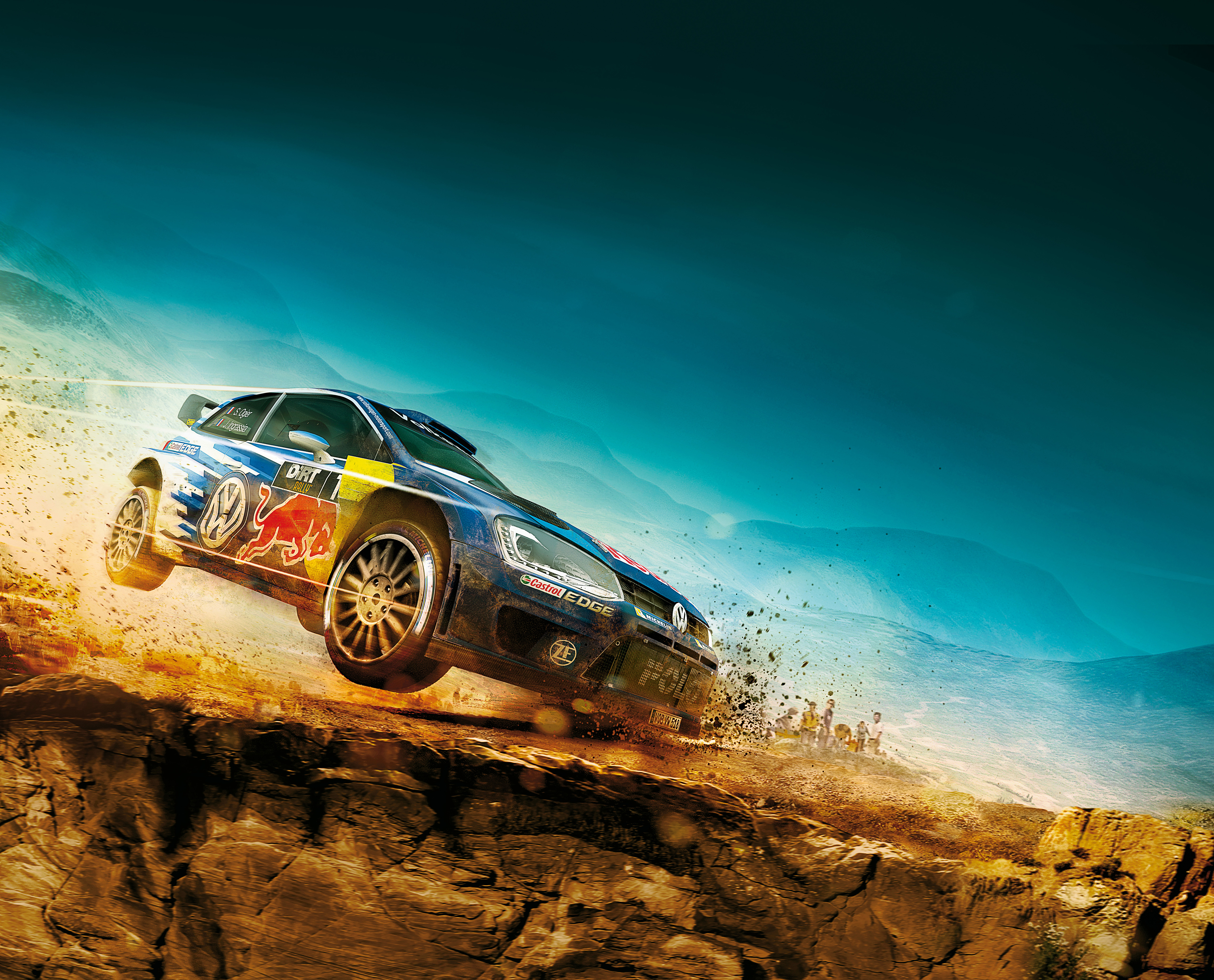 Volkswagen Polo R WRC Dirt Rally Car HD Wallpaper