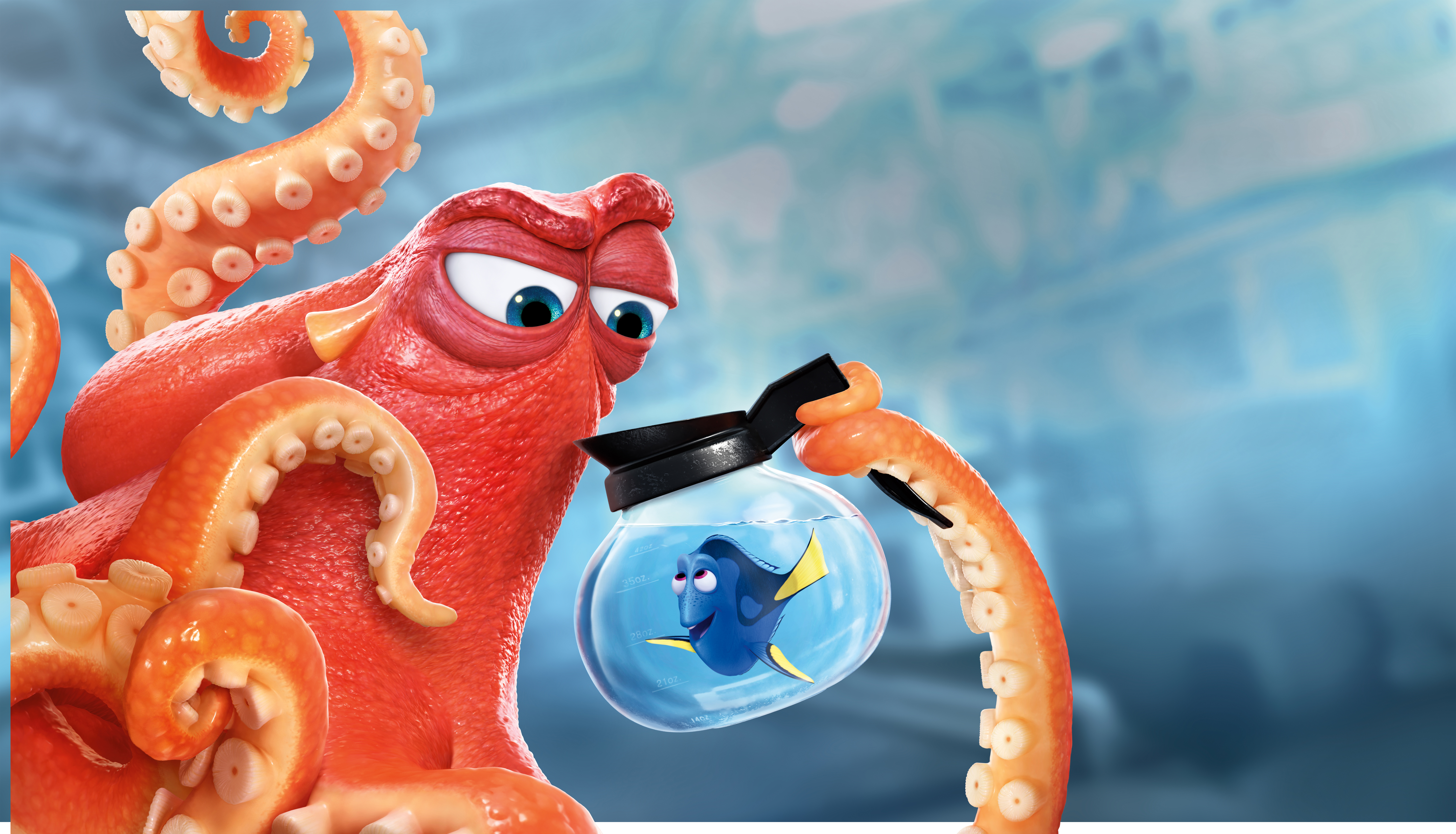 Hank and Dory from Finding Dory HD Wallpaper