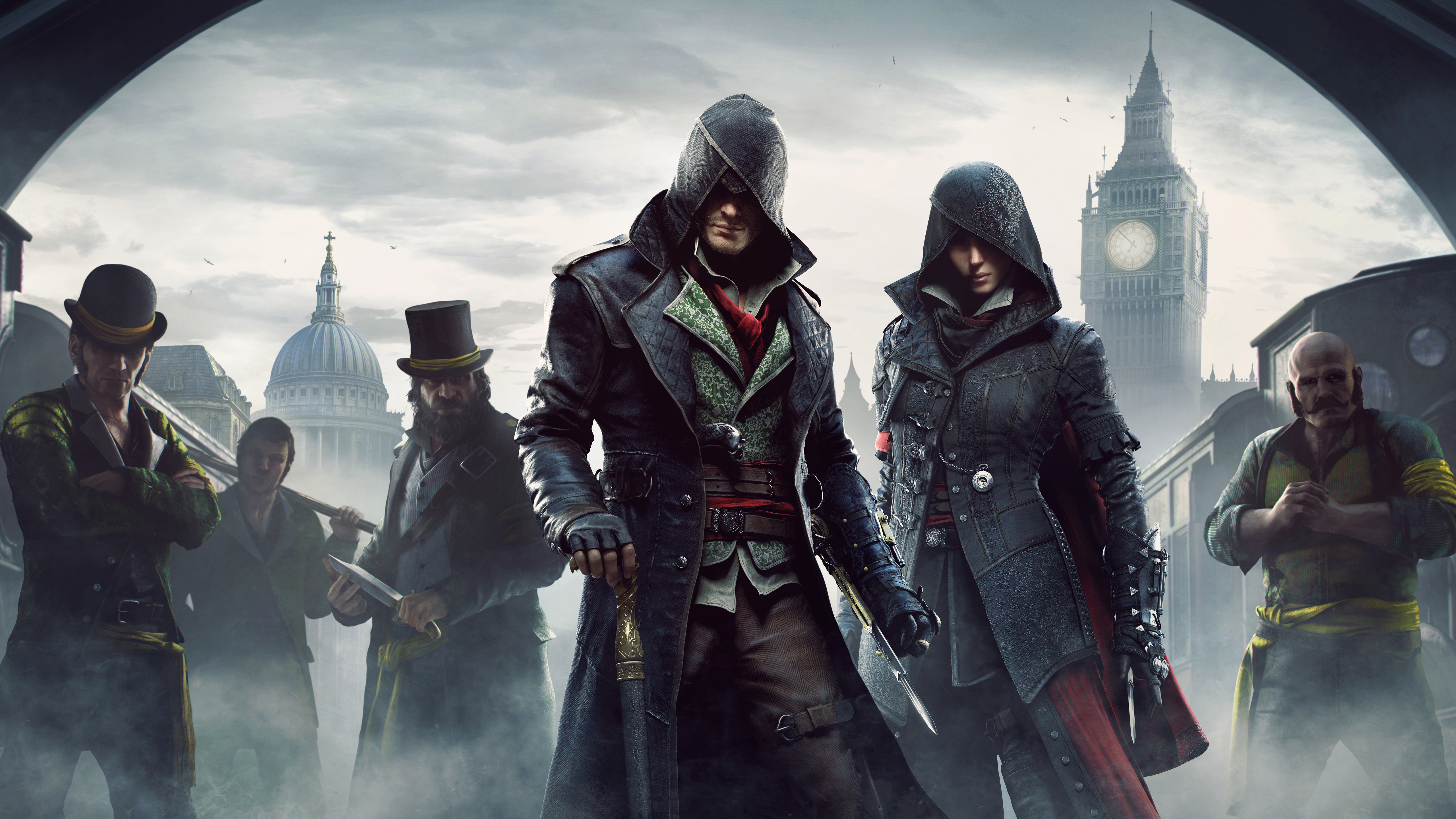 Assassin's Creed Syndicate characters in London HD Wallpaper