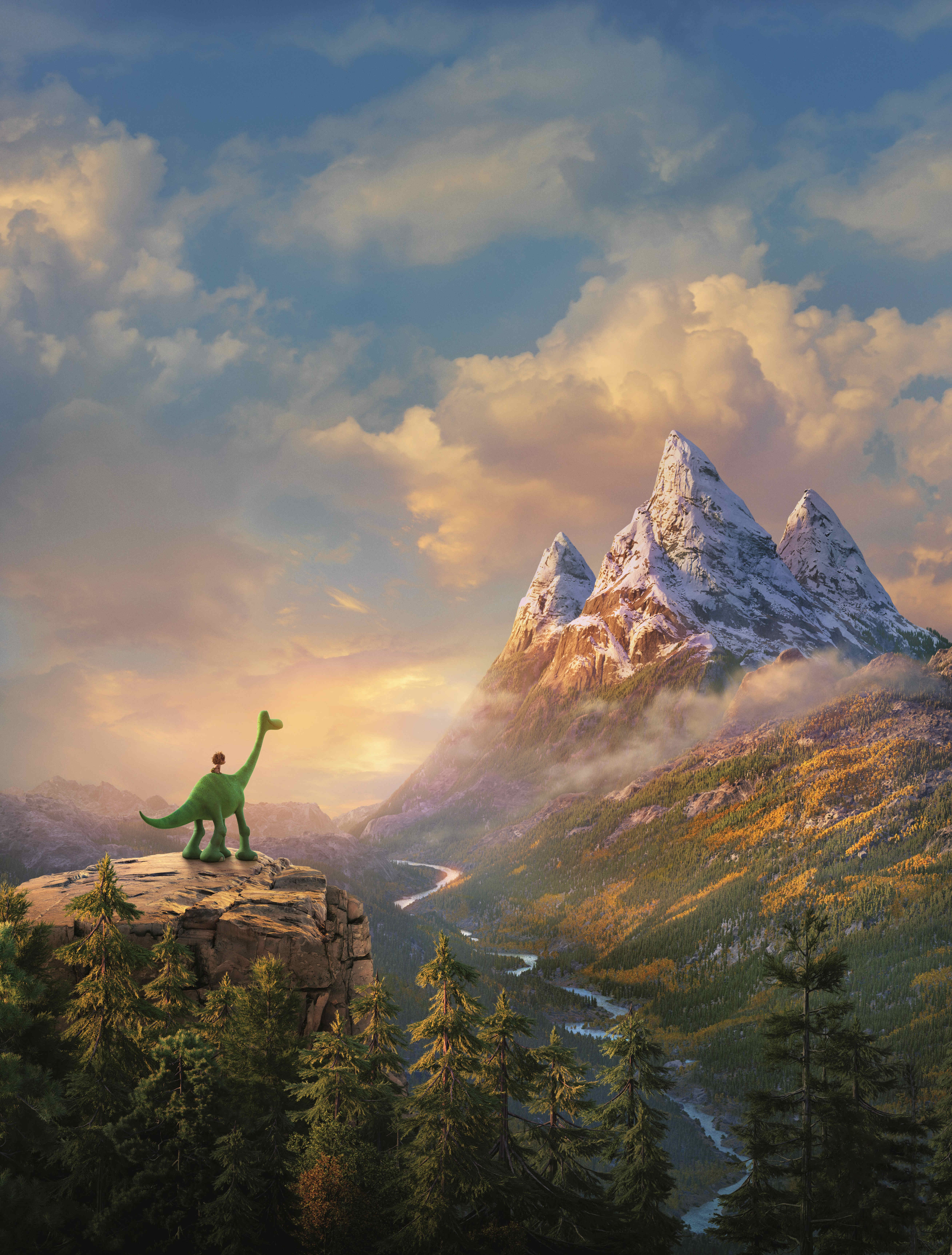Arlo the Dinosaur and Spot from The Good Dinosaur HD Wallpaper