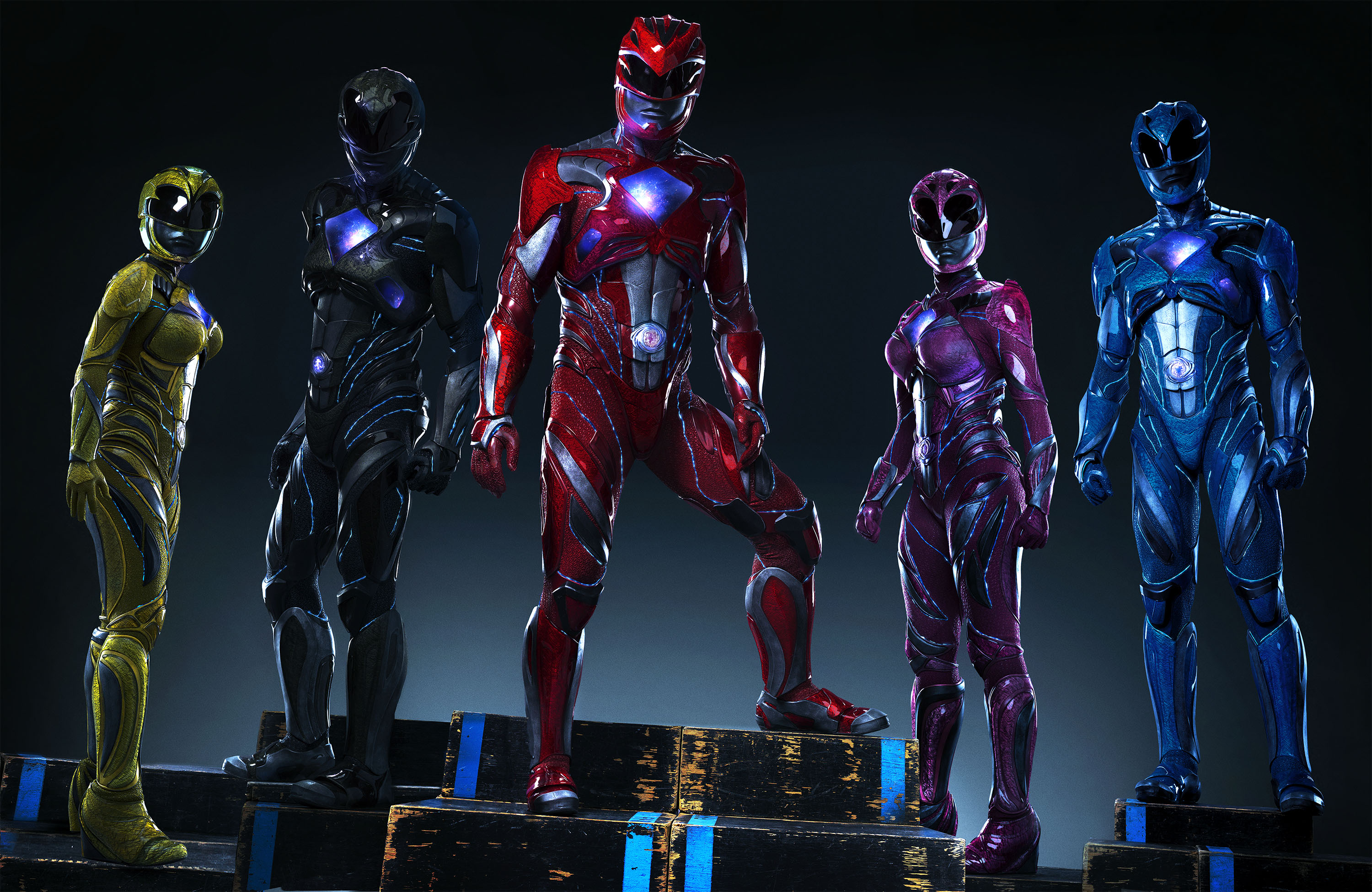 Power Rangers from the 2017 Movie HD Wallpaper