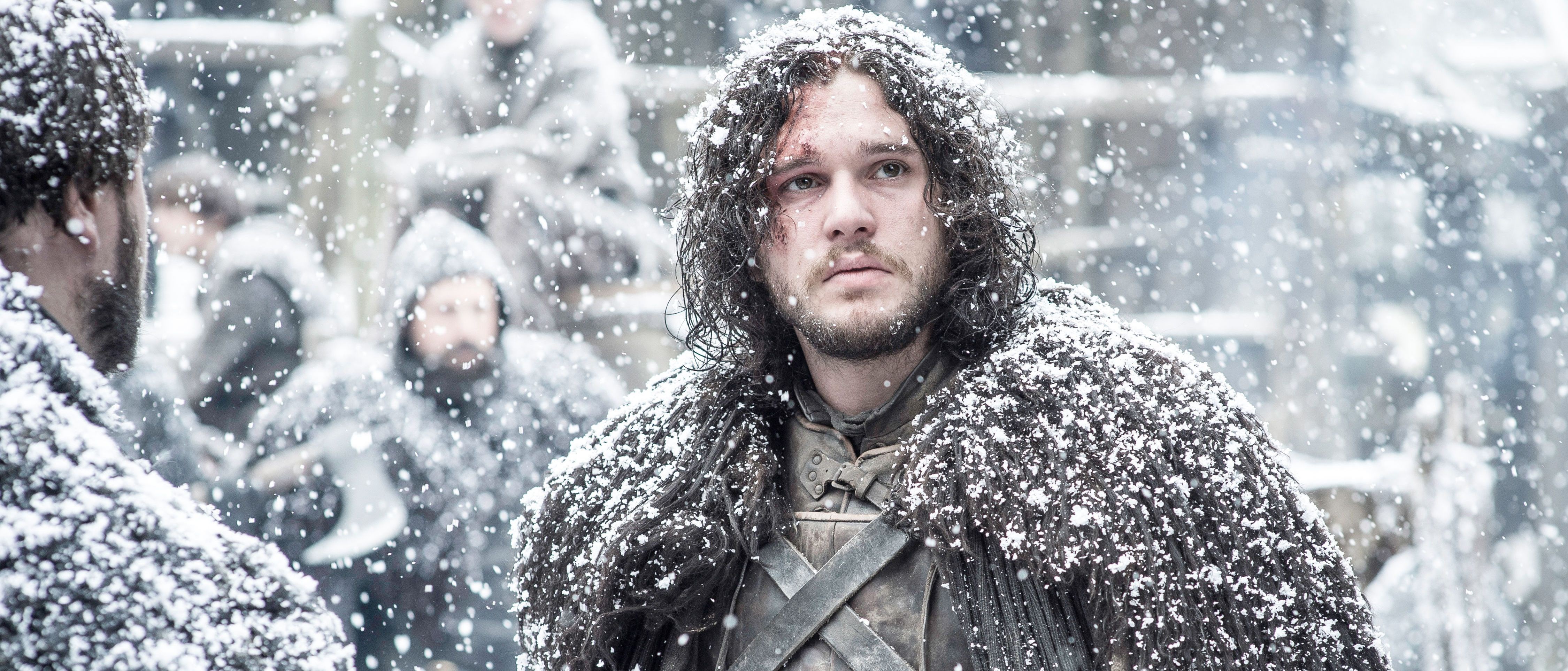 Jon Snow from Game of Thrones in the snow HD Wallpaper